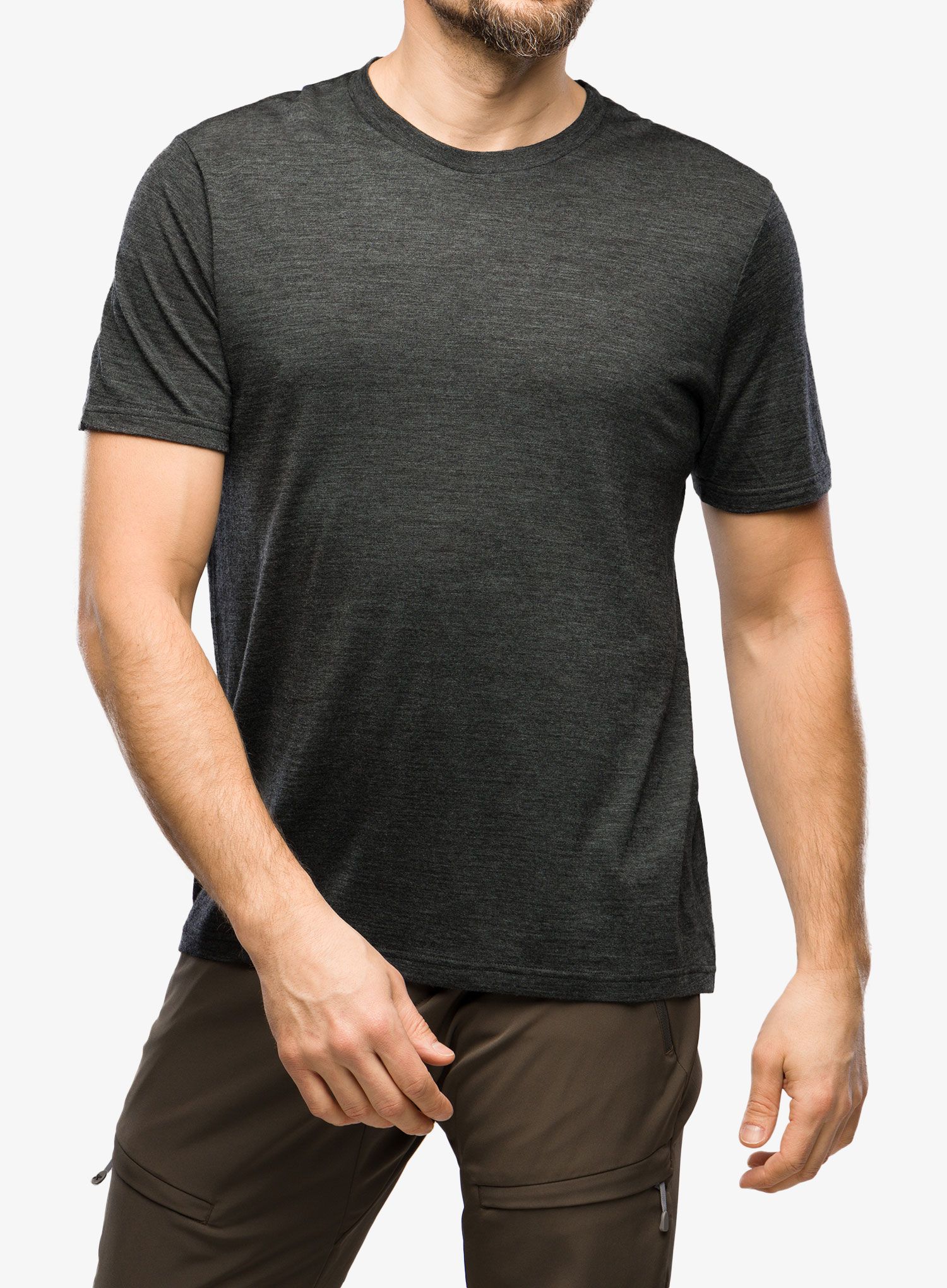 Merino triko pánské Houdini Activist Tee - true black