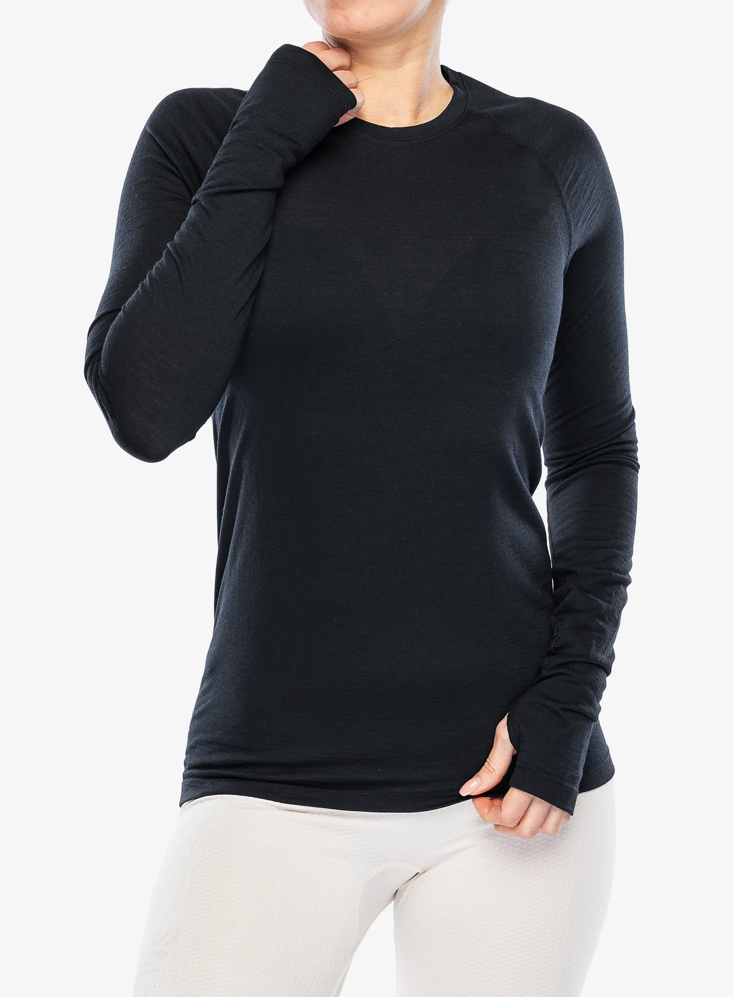 Dámská funkční mikina Houdini Desoli Light Crew - true black