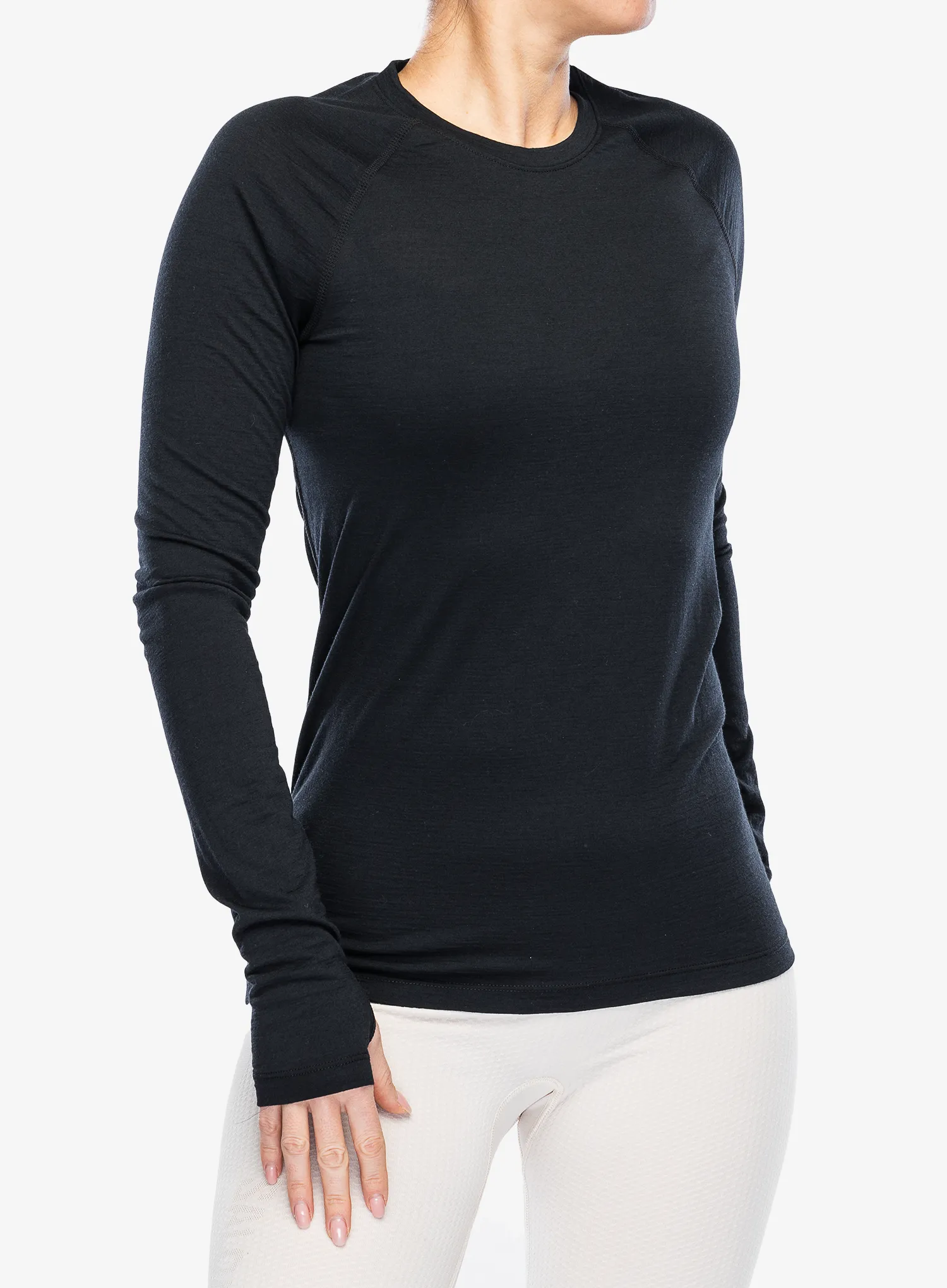 Dámská funkční mikina Houdini Desoli Light Crew - true black