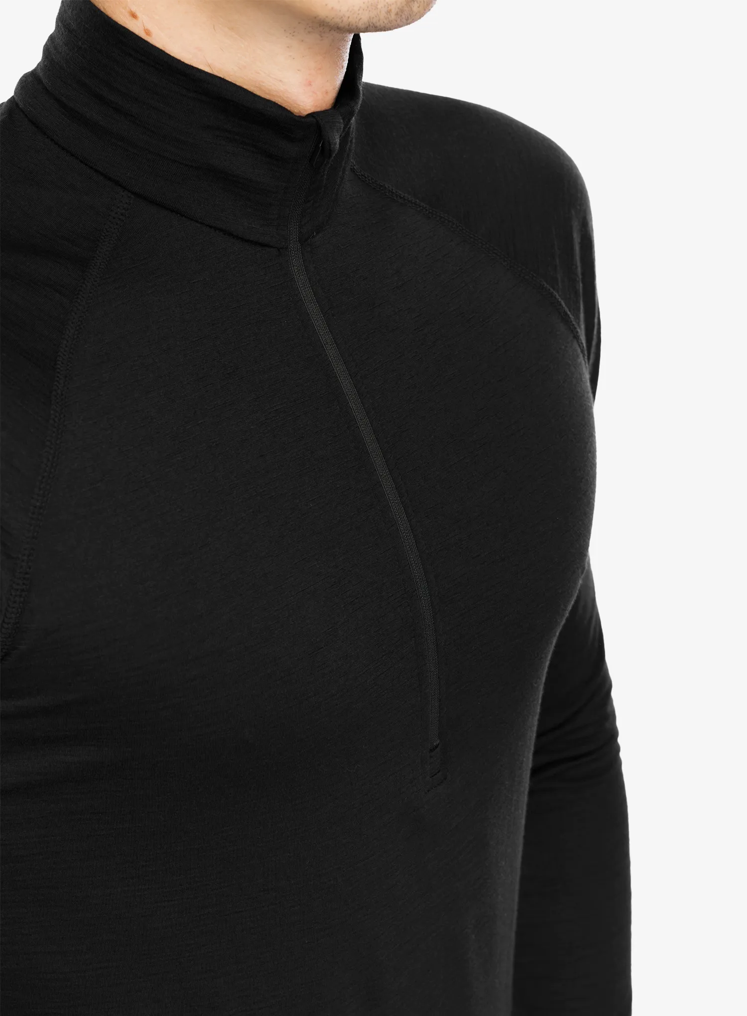 Funkční mikina Houdini Desoli Light Half Zip - true black