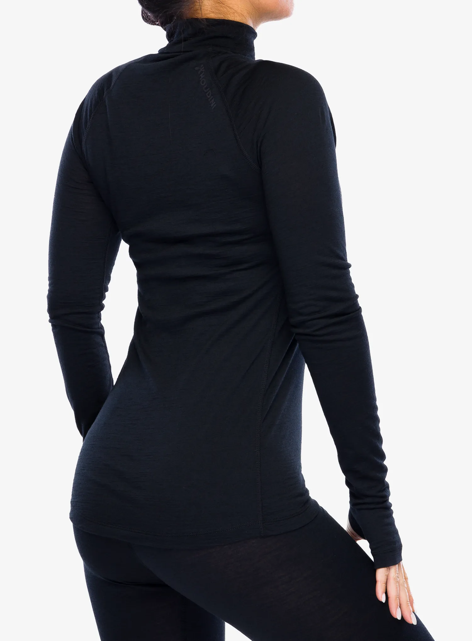 Dámská funkční mikina Houdini Desoli Light Half Zip - true black