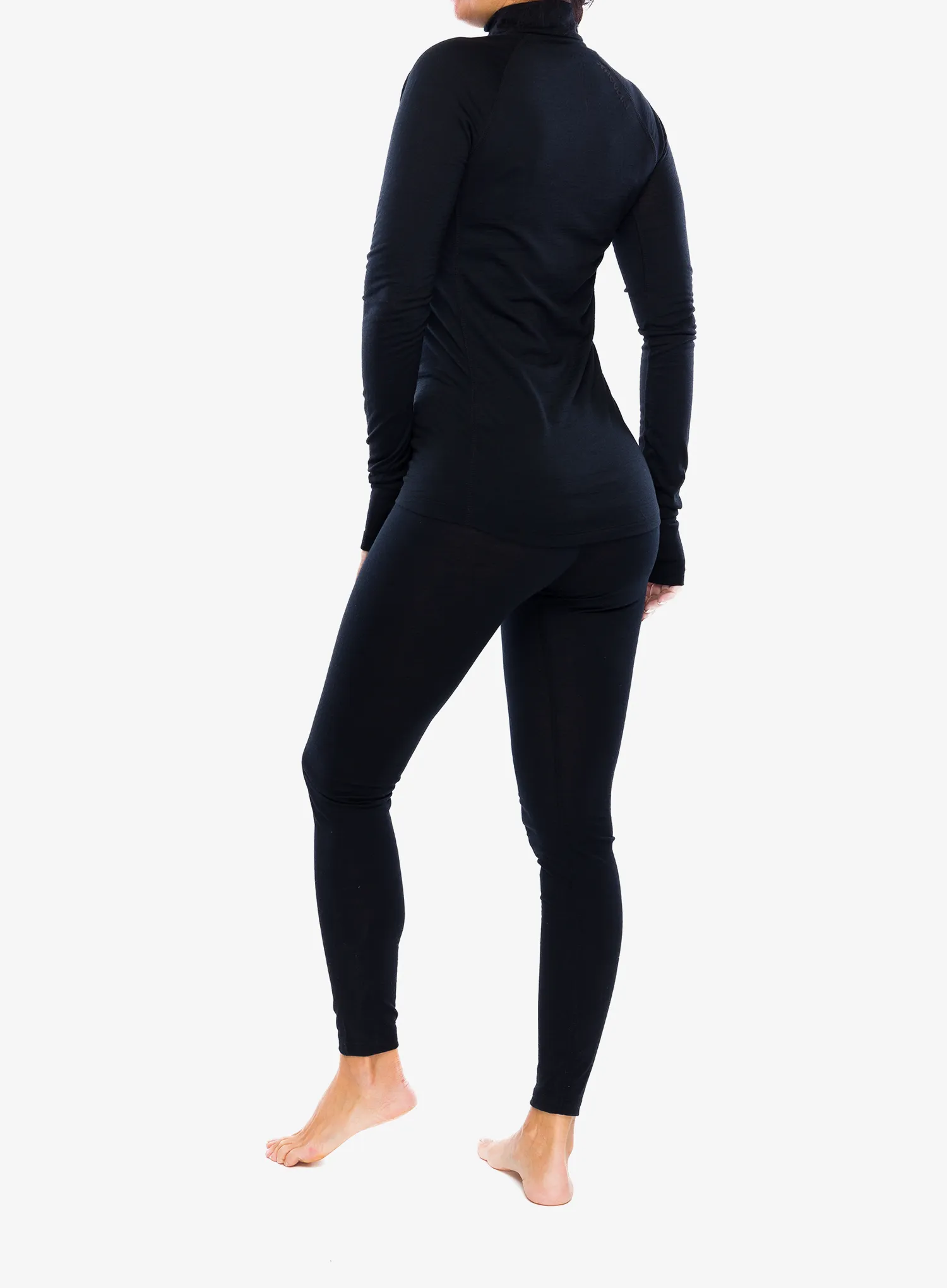 Dámská funkční mikina Houdini Desoli Light Half Zip - true black