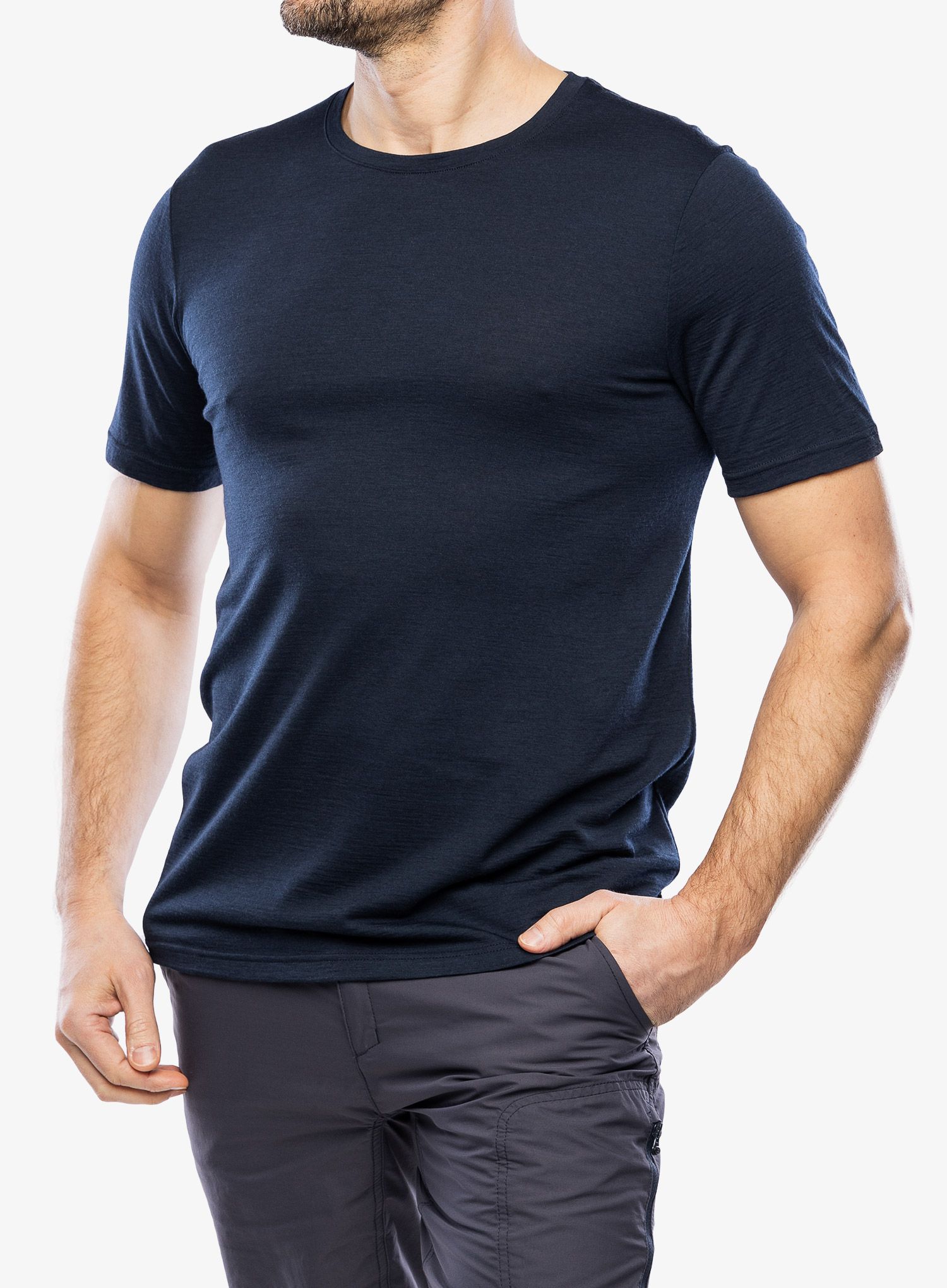 Merino triko Houdini Desoli Tee - blue illusion
