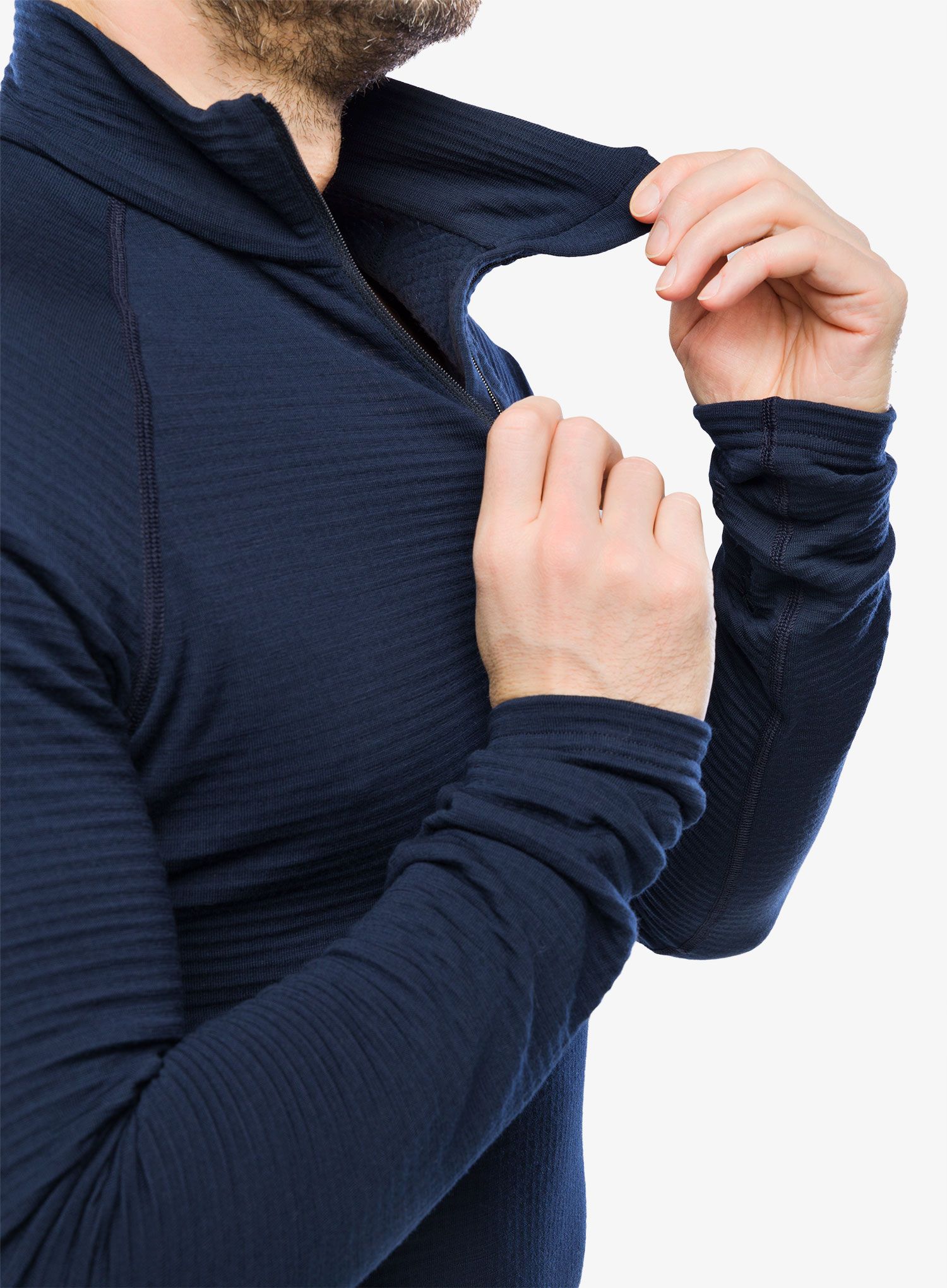 Funkční mikina Houdini Desoli Thermal Half Zip - blue illusion