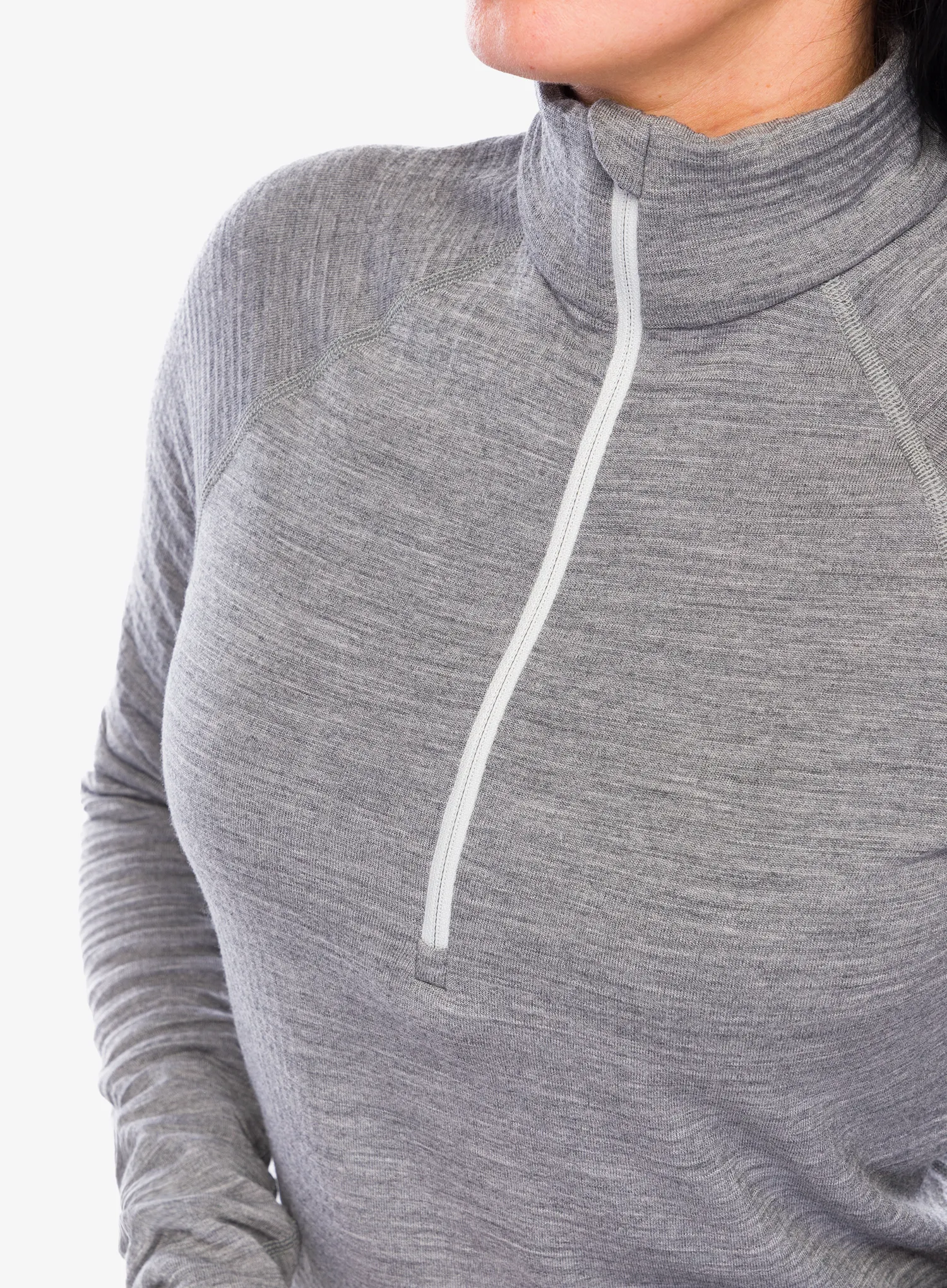 Dámská funkční mikina Houdini Desoli Thermal Half Zip - college grey