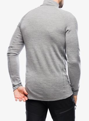 Funkční mikina pánská Houdini Desoli Thermal Half Zip - college grey
