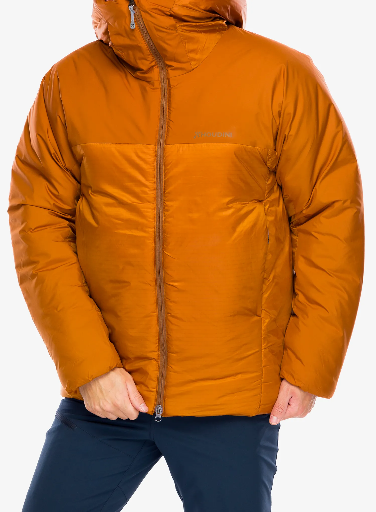 Zateplená bunda Houdini Double Dunfri - rust brown