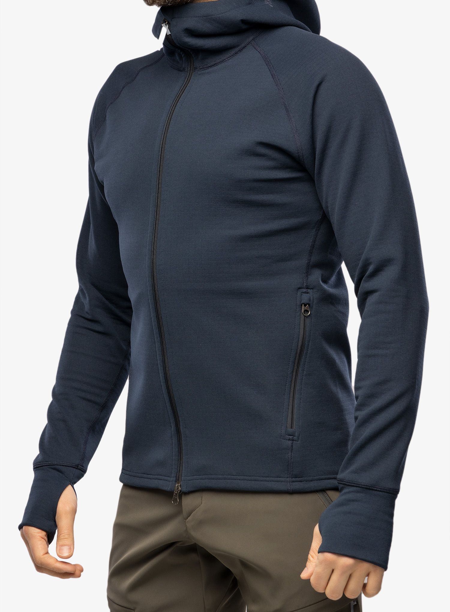Fleece mikina Houdini Mono Air Houdi - blue illusion