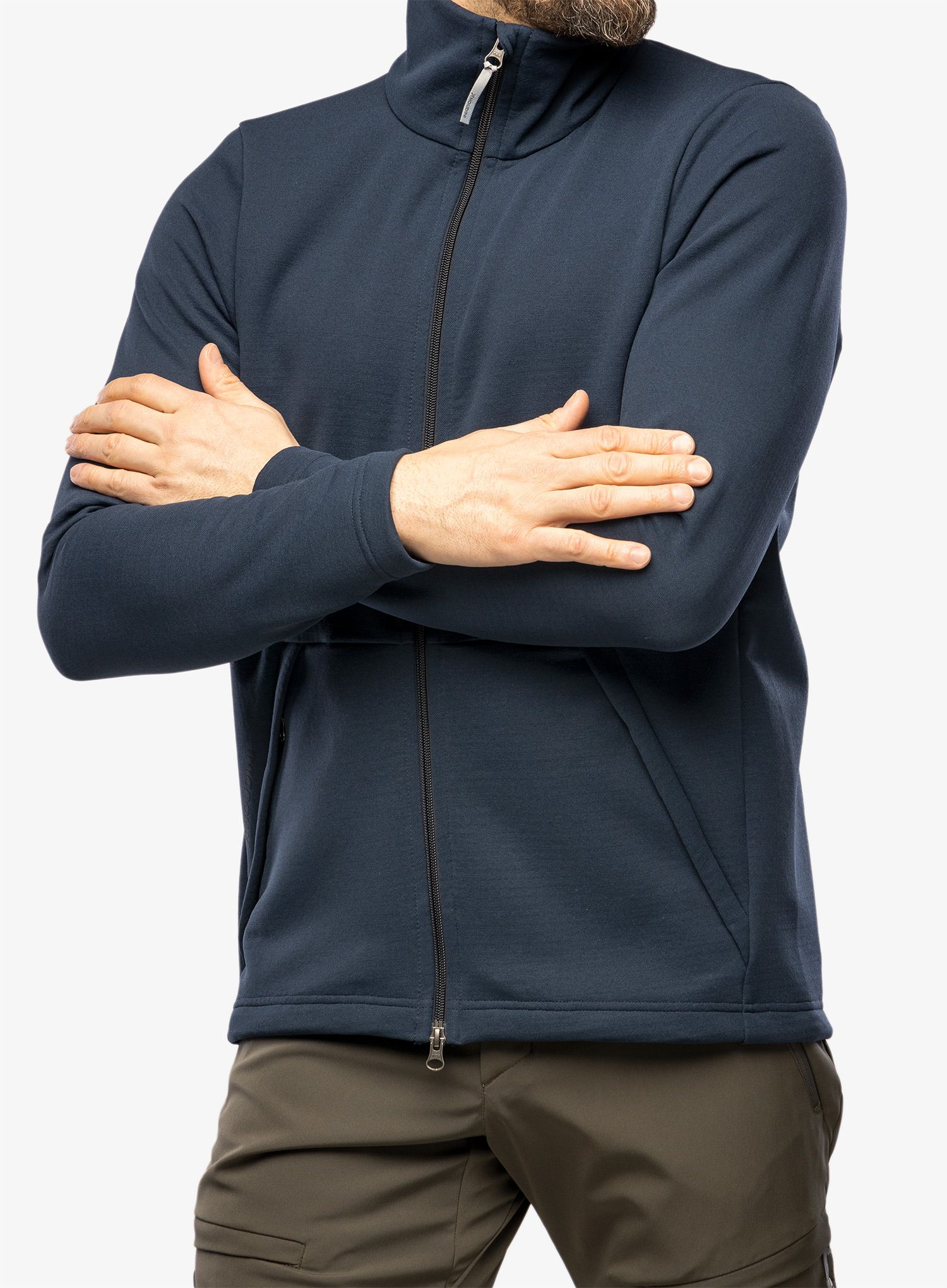 Fleece mikina Houdini Mono Air Jacket - blue illusion