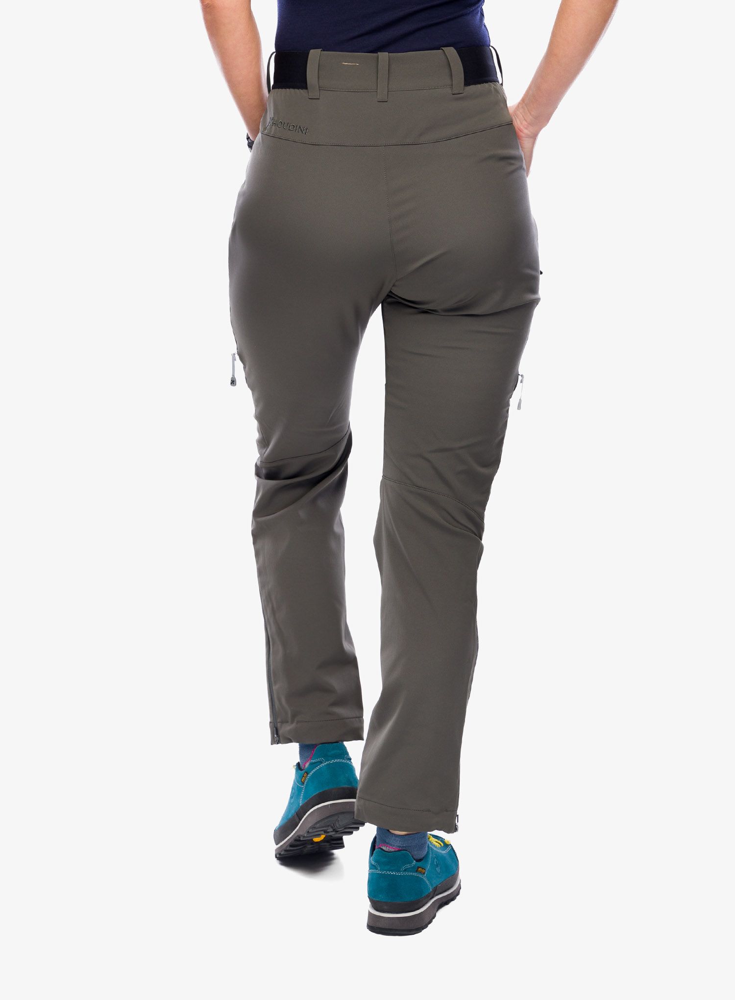 Softshellové kalhoty dámské Houdini More Pants - baremark green