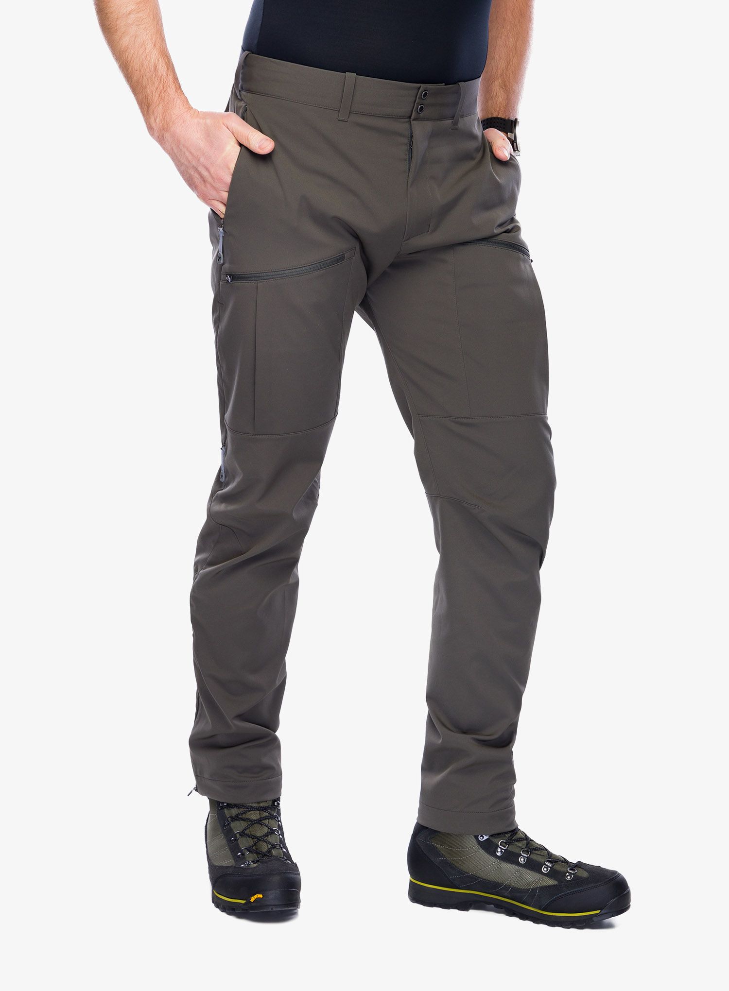Trekové kalhoty Houdini More Pants - baremark green