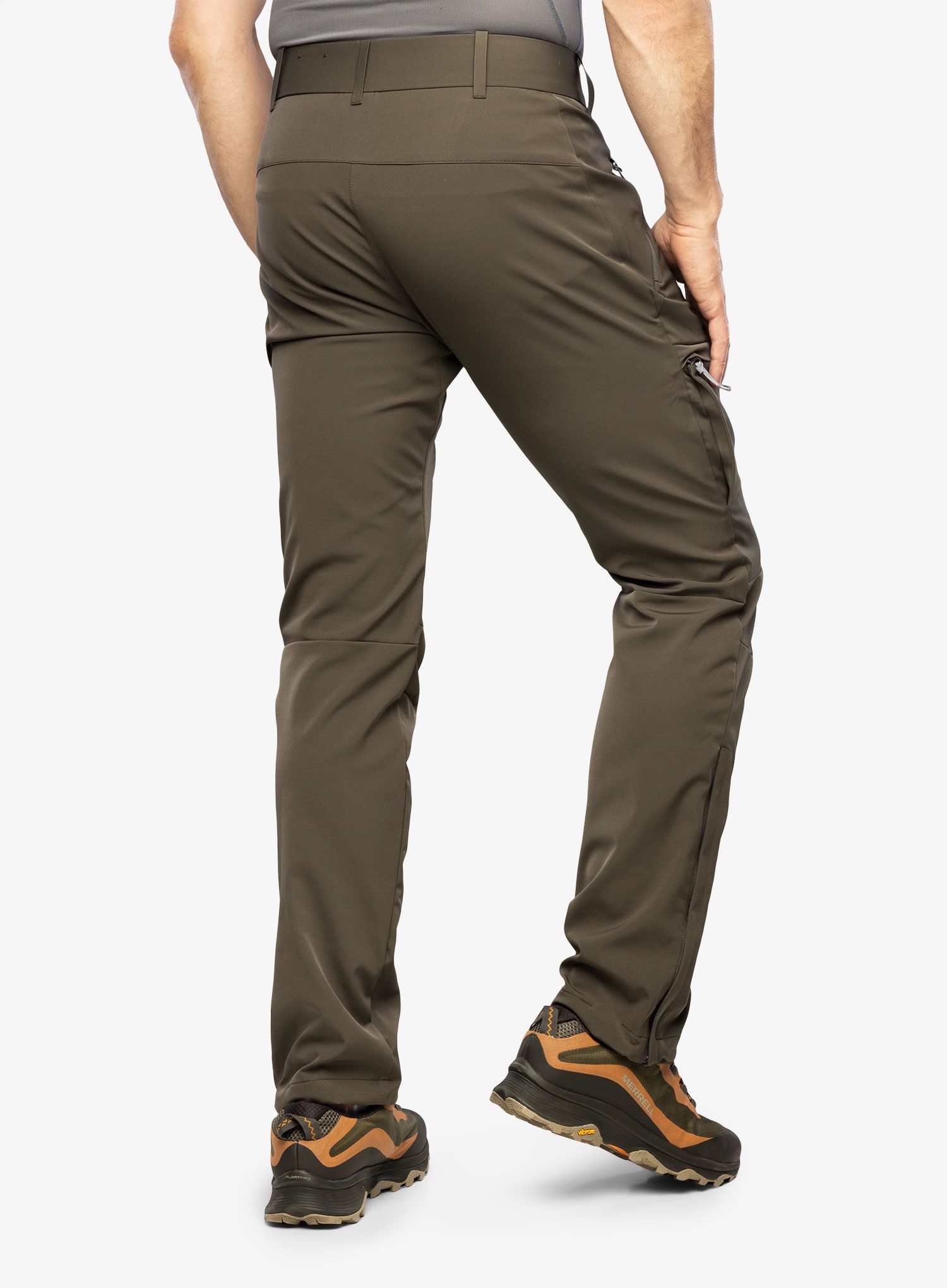Turistické kalhoty pánské Houdini Motion Top Pants - baremark green