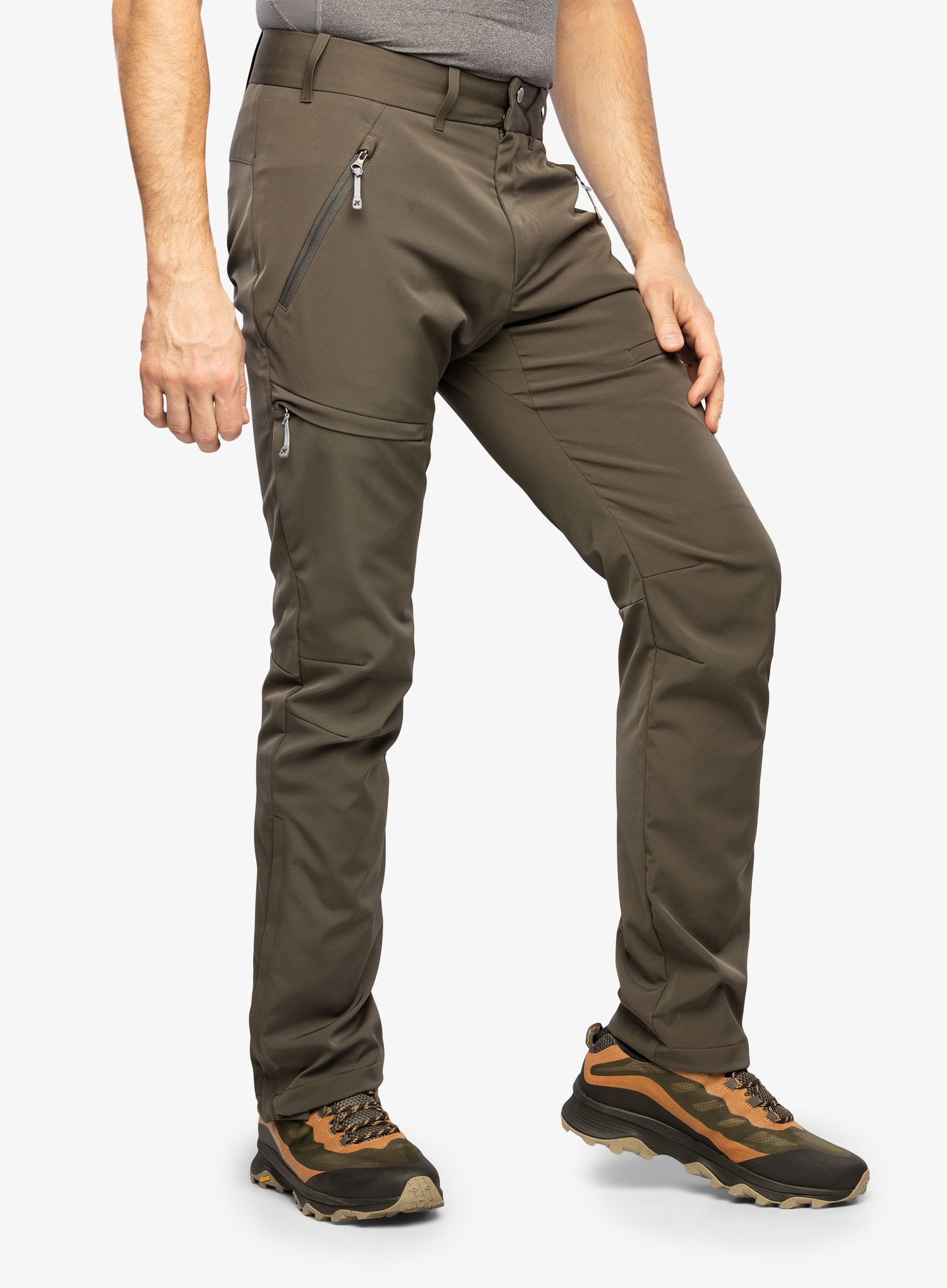 Turistické kalhoty pánské Houdini Motion Top Pants - baremark green