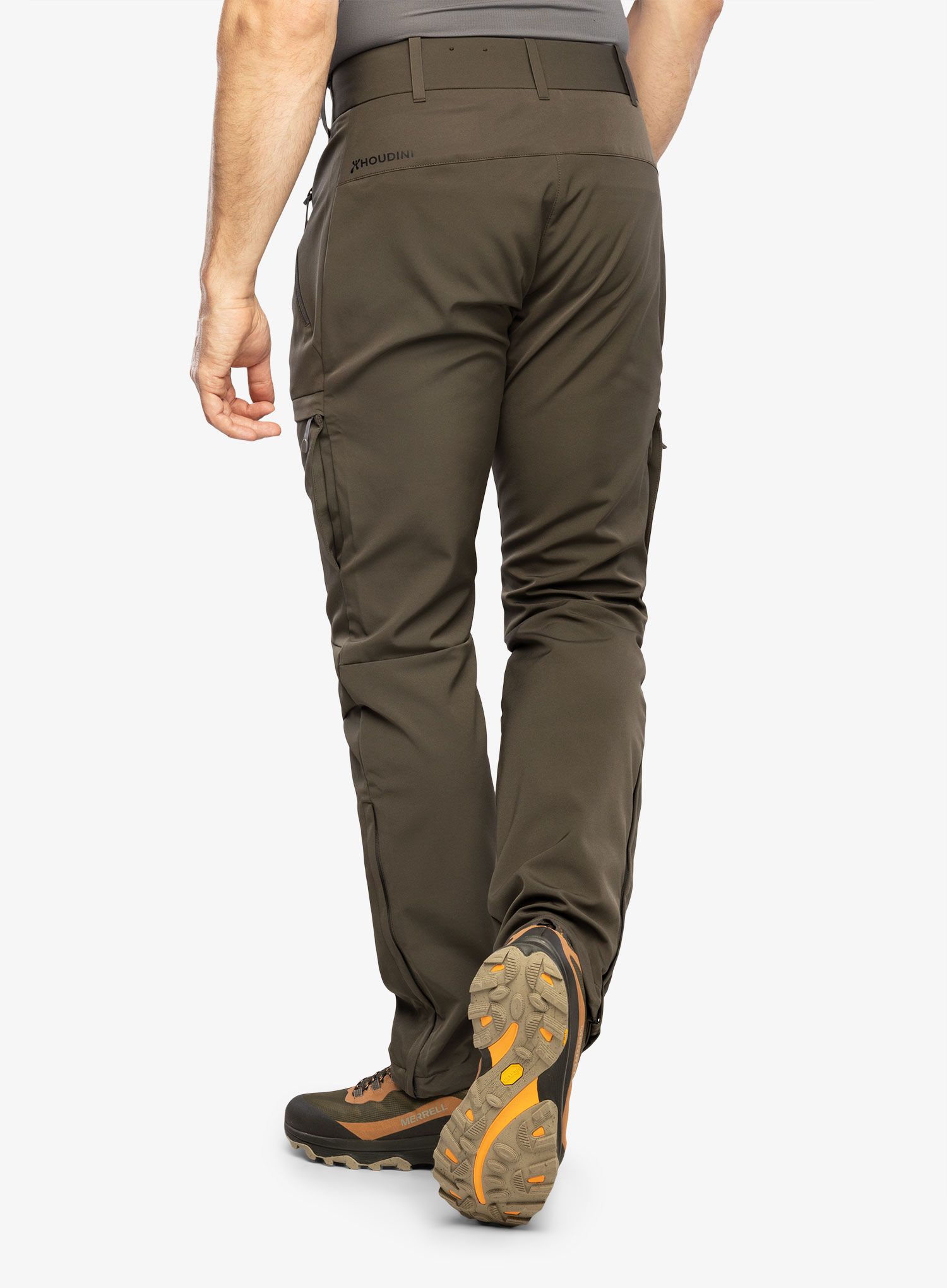 Turistické kalhoty pánské Houdini Motion Top Pants - baremark green