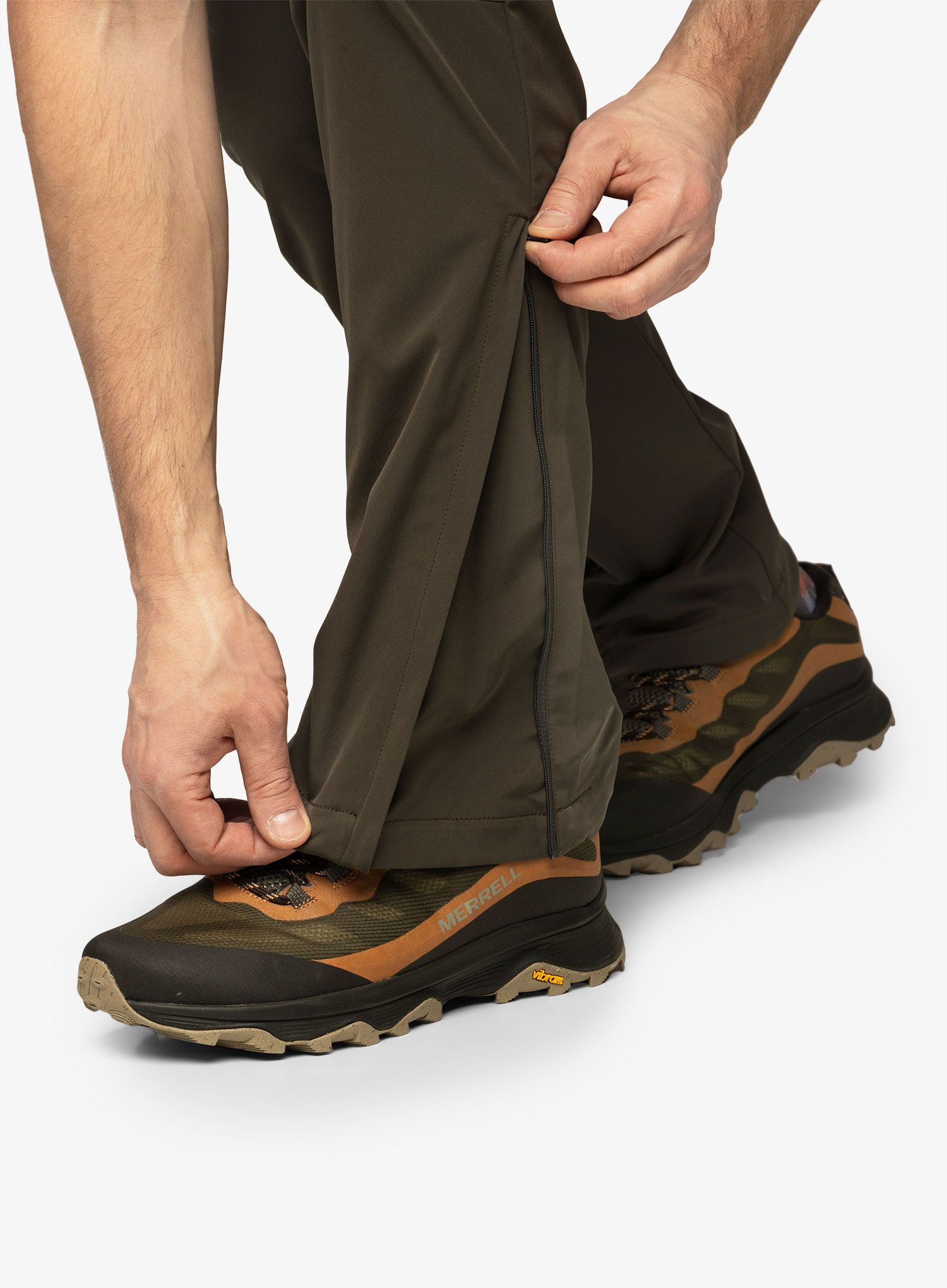 Turistické kalhoty pánské Houdini Motion Top Pants - baremark green
