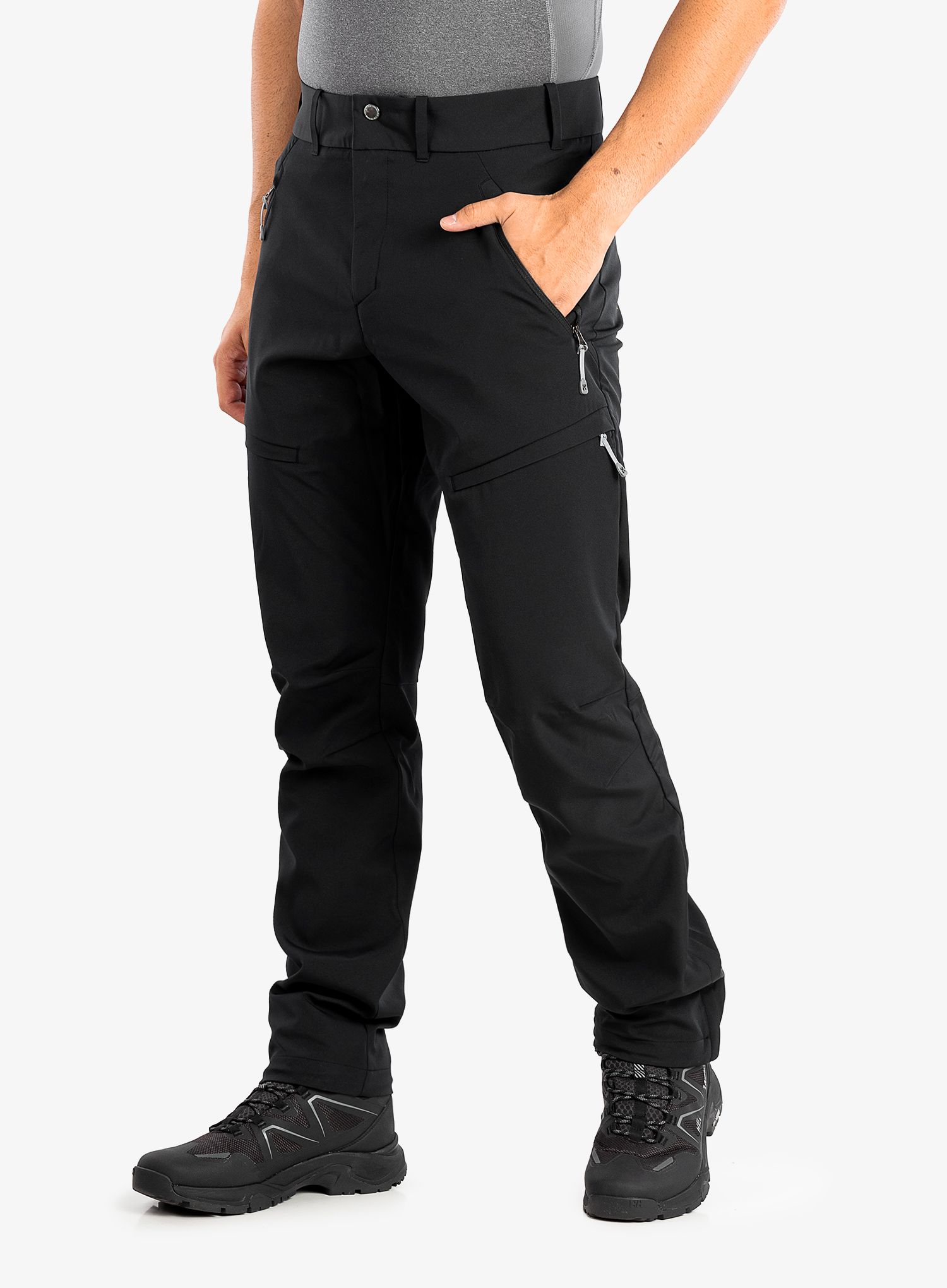 Softshellové kalhoty pánské Houdini Motion Top Pants - true black