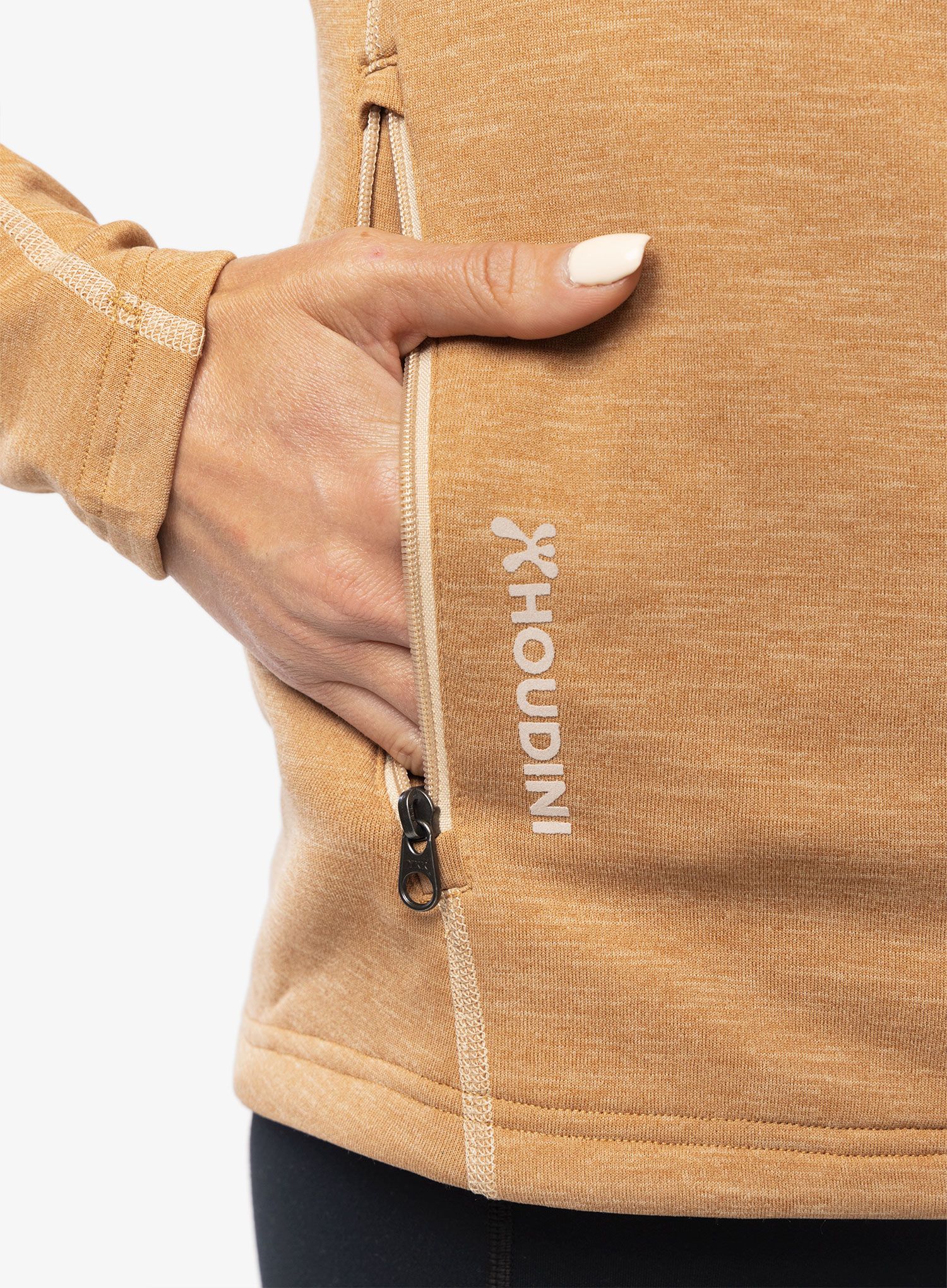 Fleece mikina dámská Houdini Outright Houdi - hazel