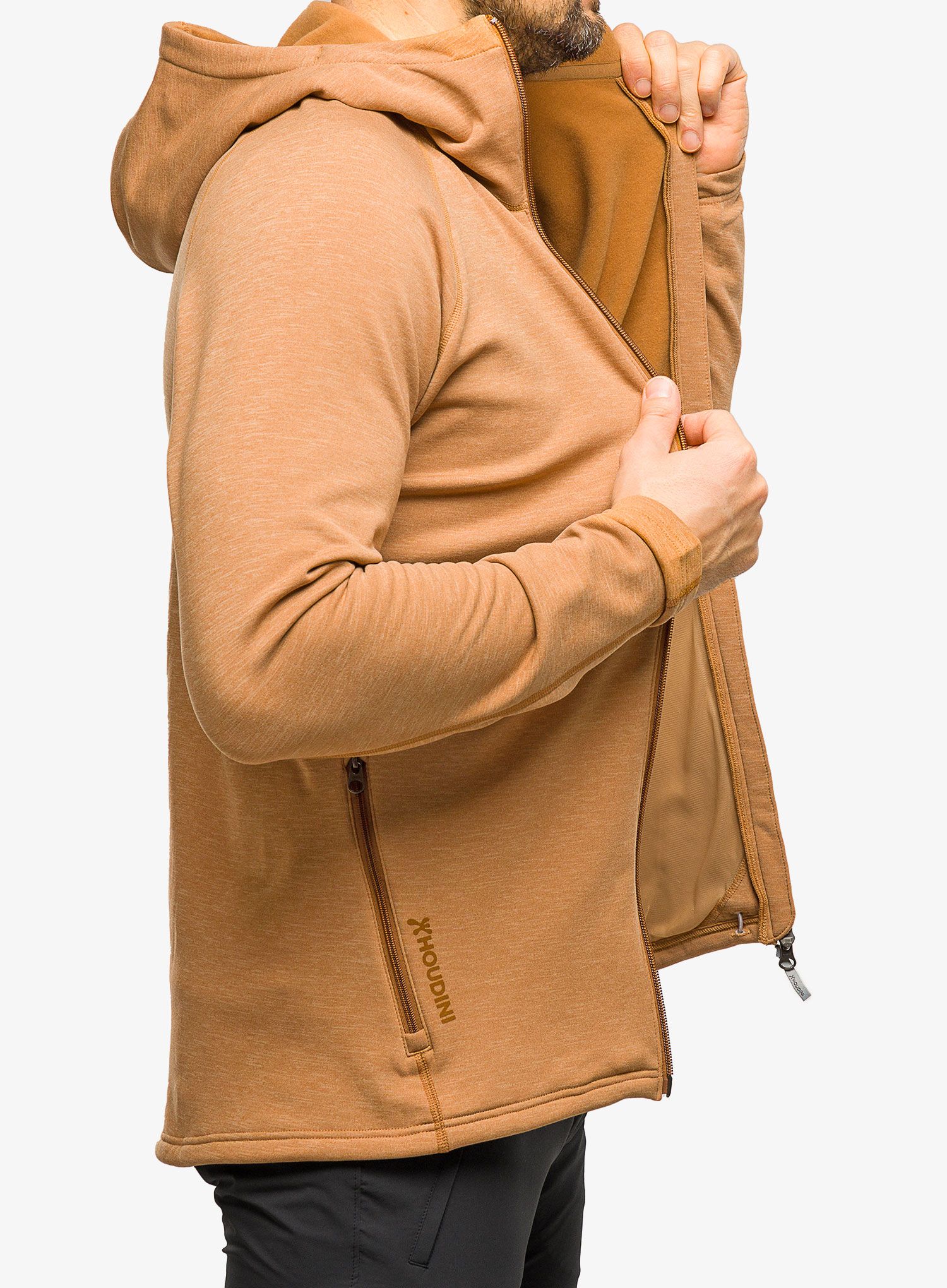 Fleece mikina pánská Houdini Outright Houdi - hazel