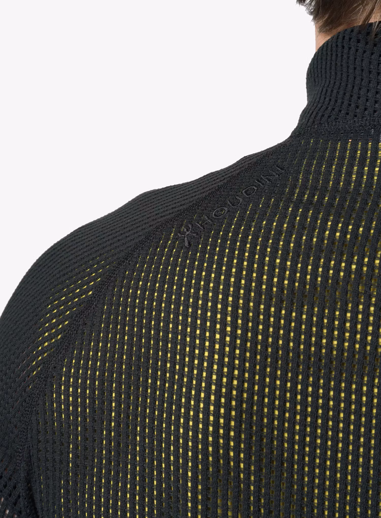 Mikina na běh Houdini Pace Flow Half Zip - true black
