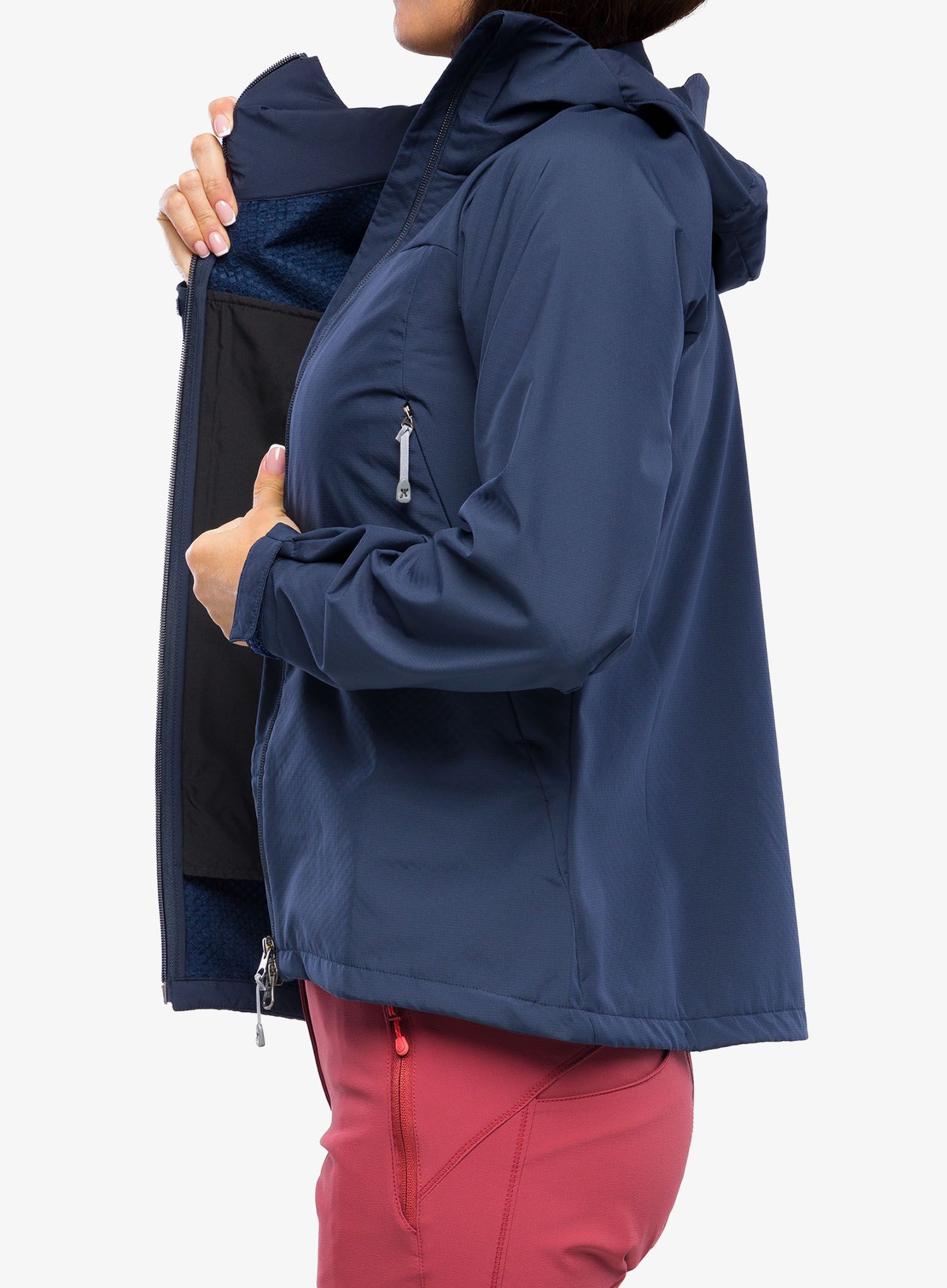 Softshellová bunda dámská Houdini Pace Jacket - deep sea blue