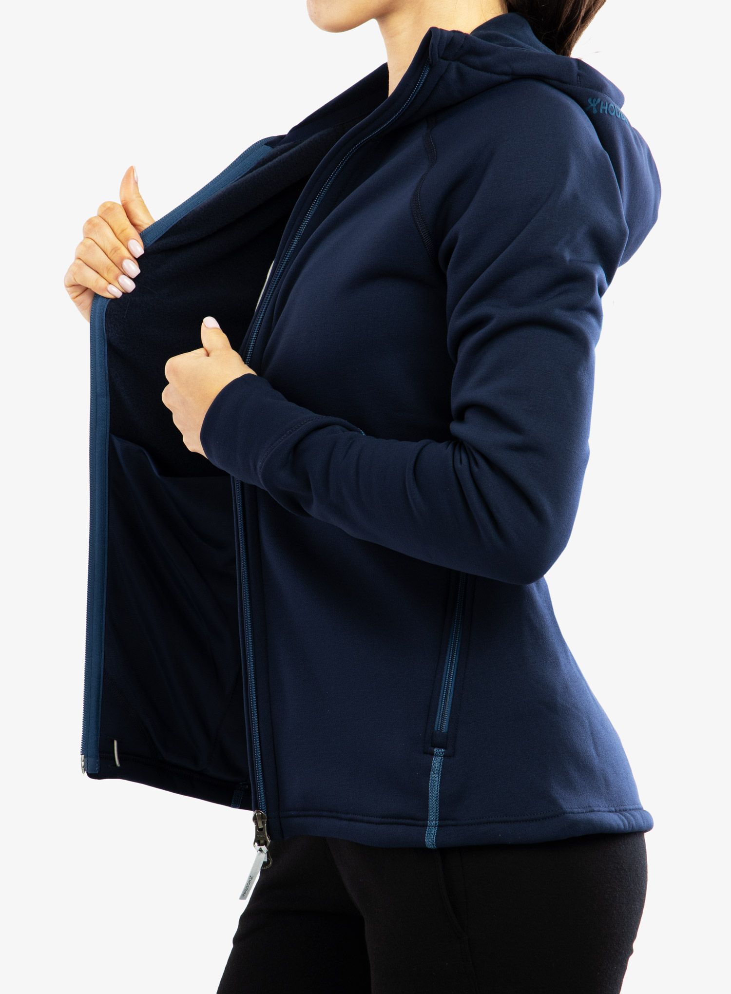 Fleece mikina pánská Houdini Power Houdi - blue illusion/tide