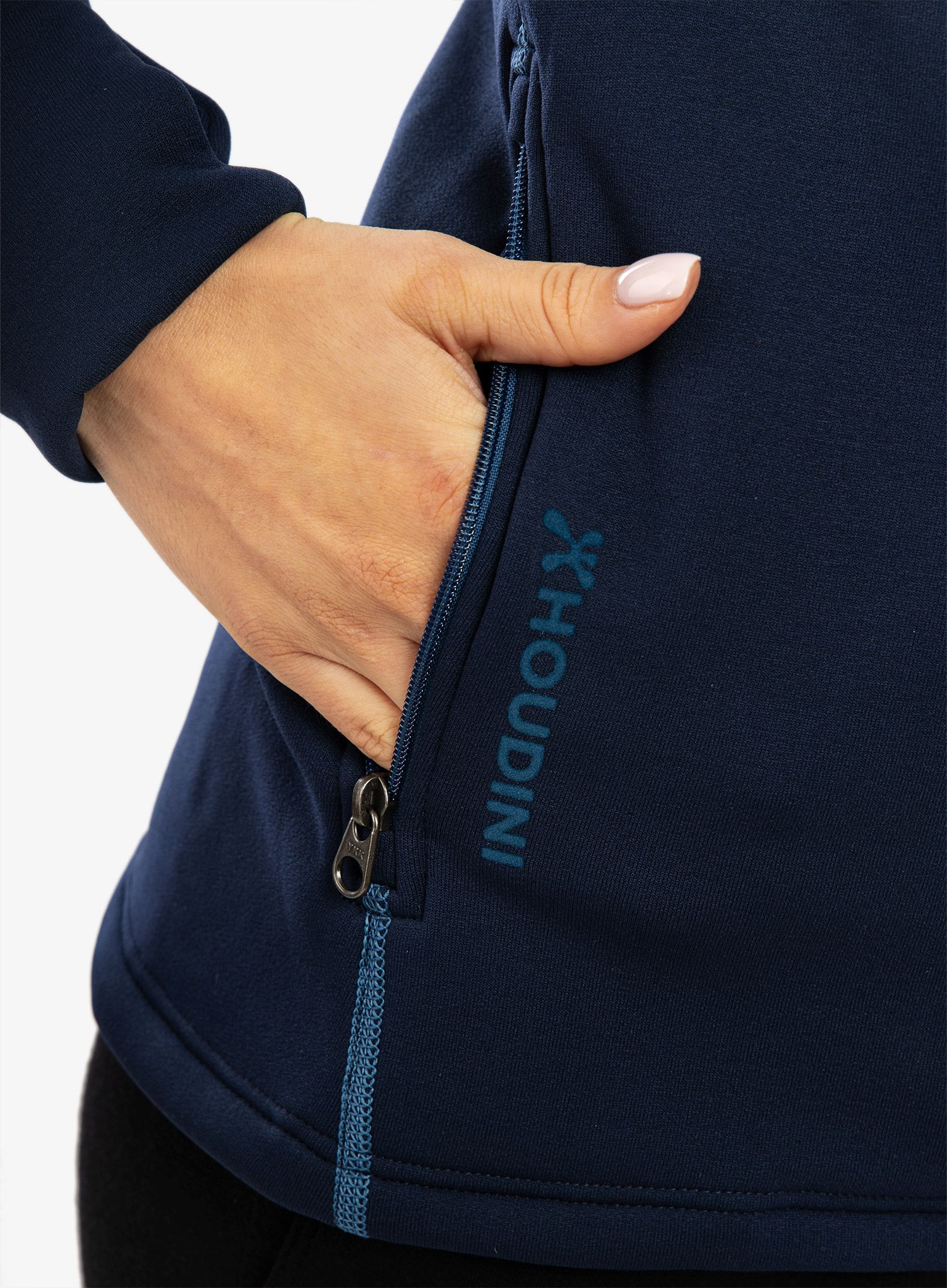 Fleece mikina pánská Houdini Power Houdi - blue illusion/tide
