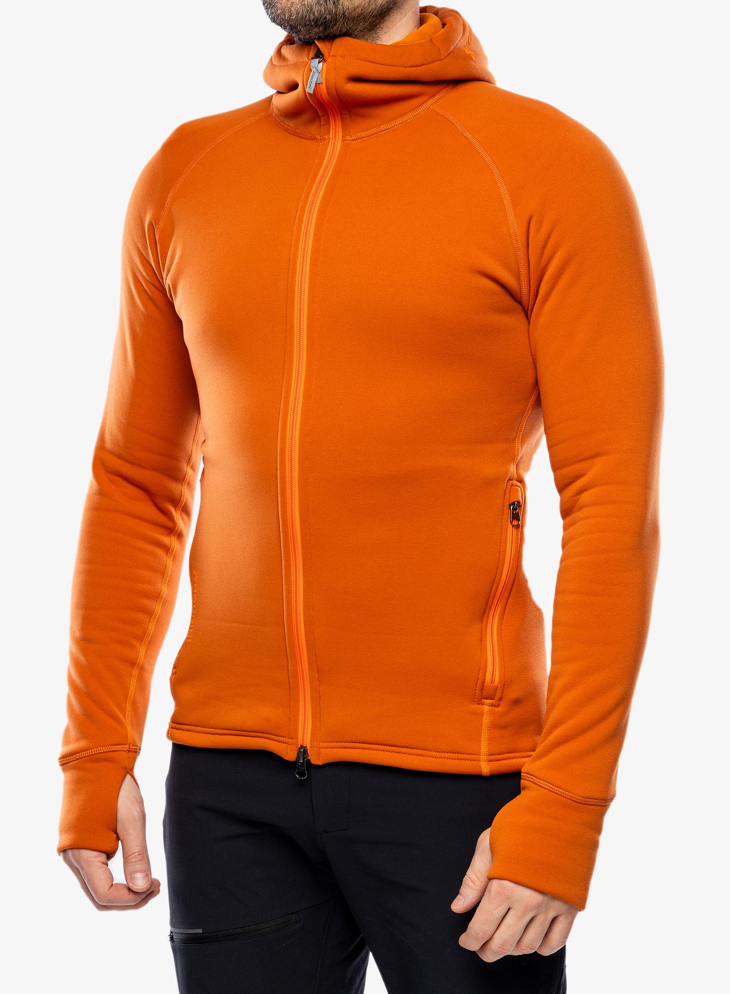 Outdoorova mikina Houdini Power Houdi - burned orange