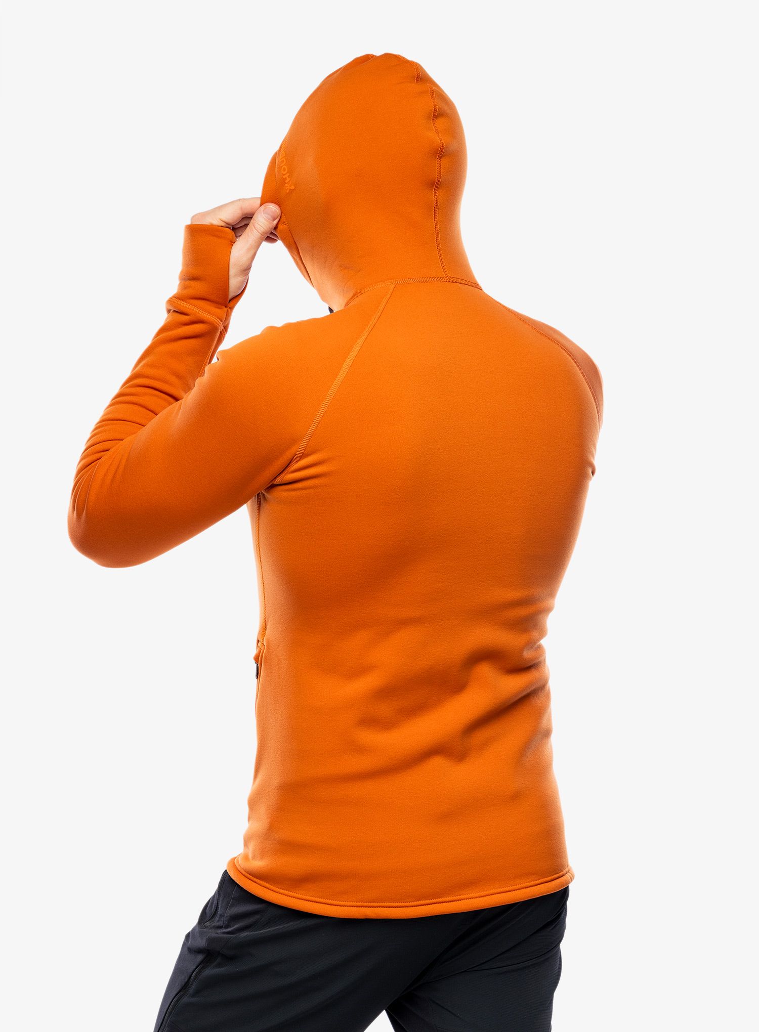 Outdoorova mikina Houdini Power Houdi - burned orange