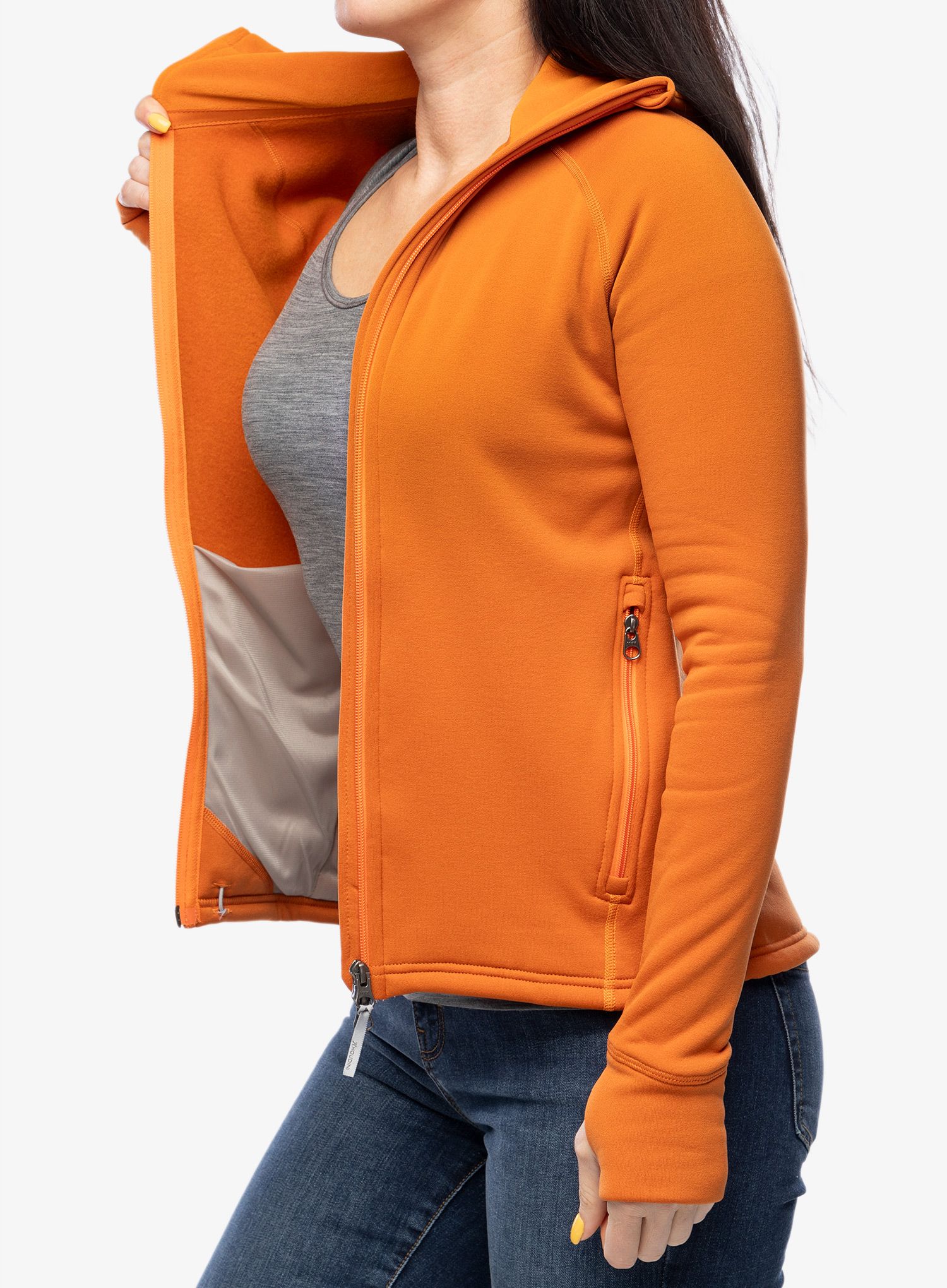 Outdoor mikina dámská Houdini Power Houdi - burned orange