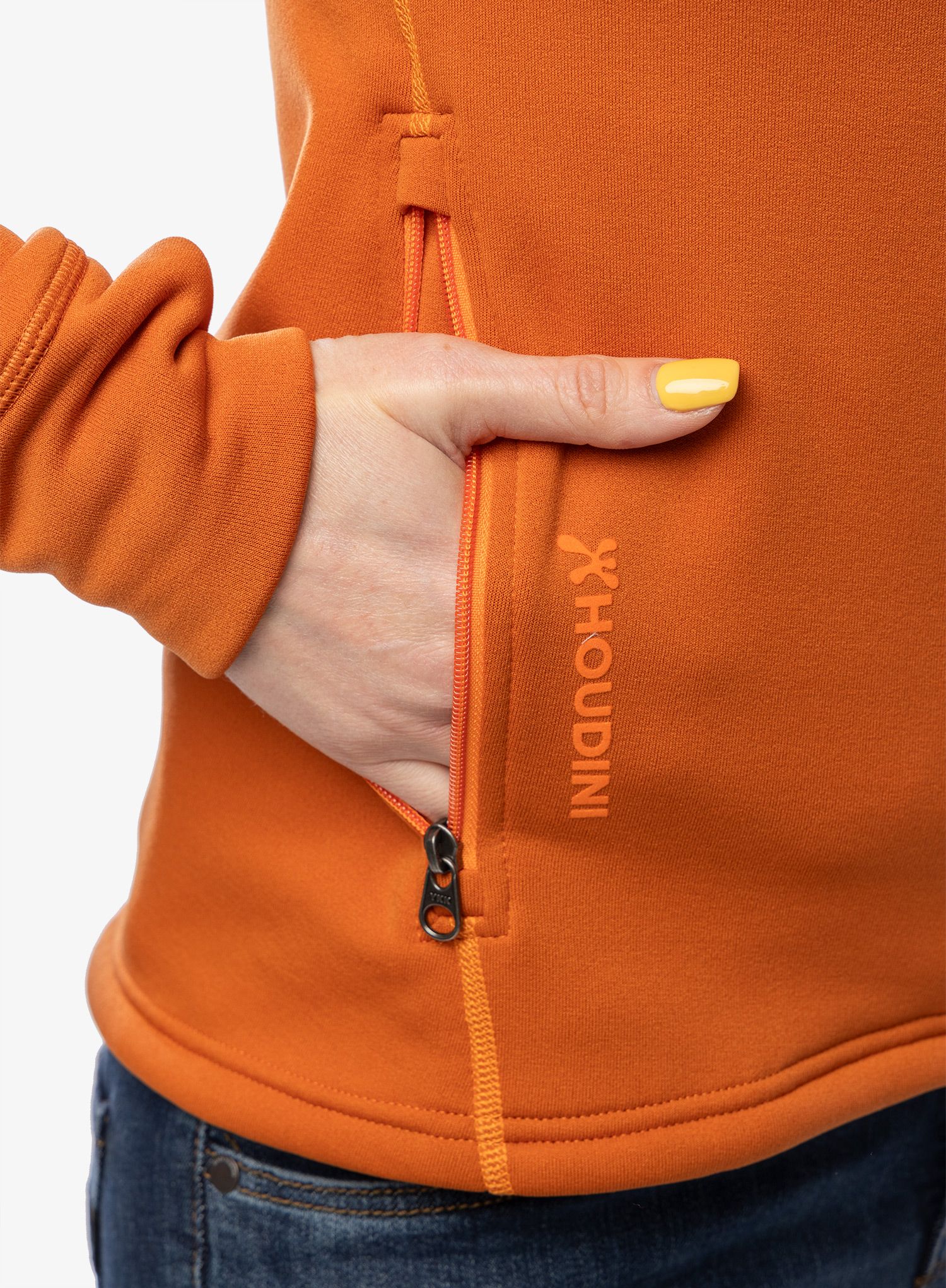 Outdoor mikina dámská Houdini Power Houdi - burned orange
