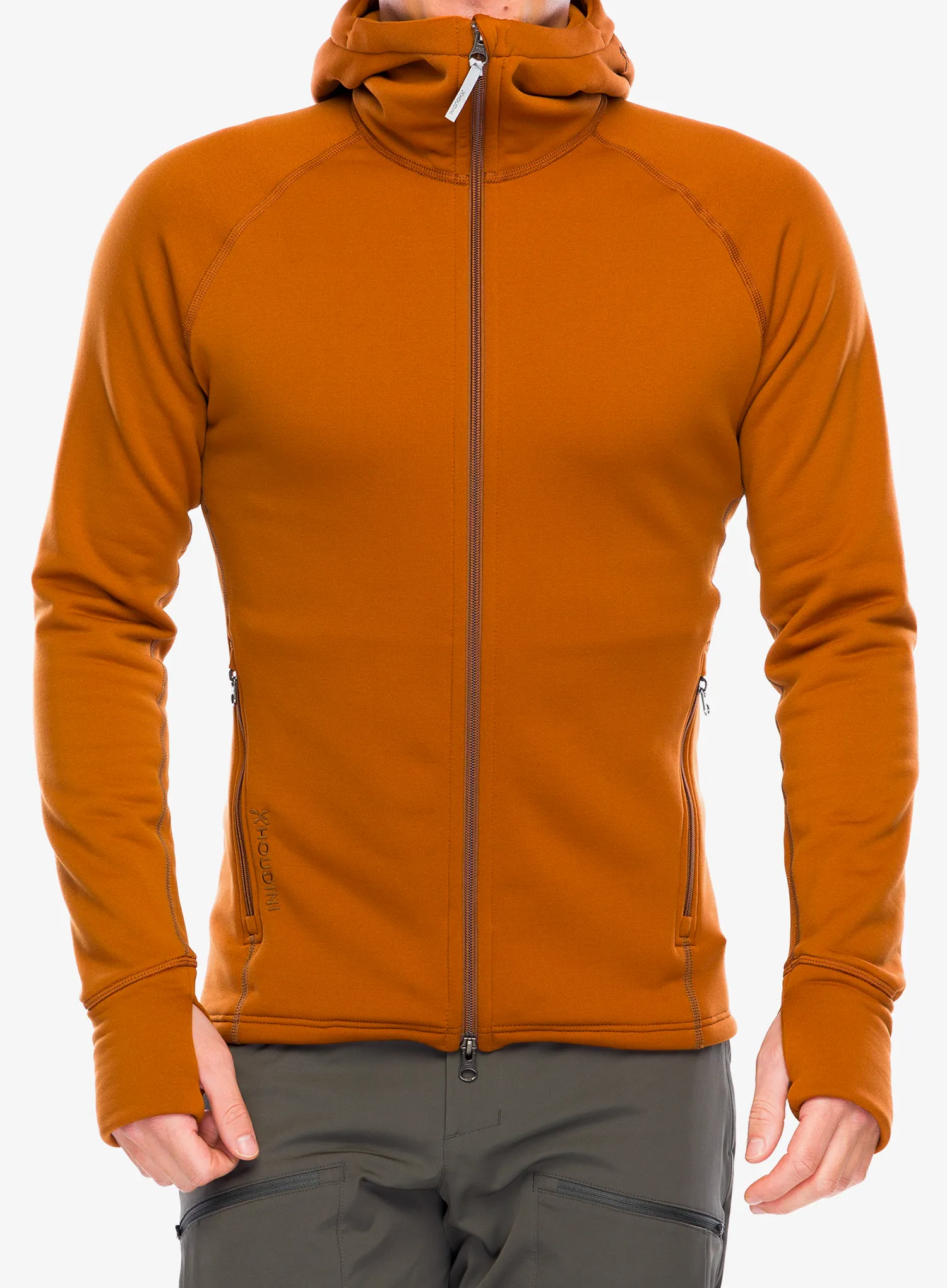 Fleece mikina s kapucí Houdini Power Houdi - cinnamon brown