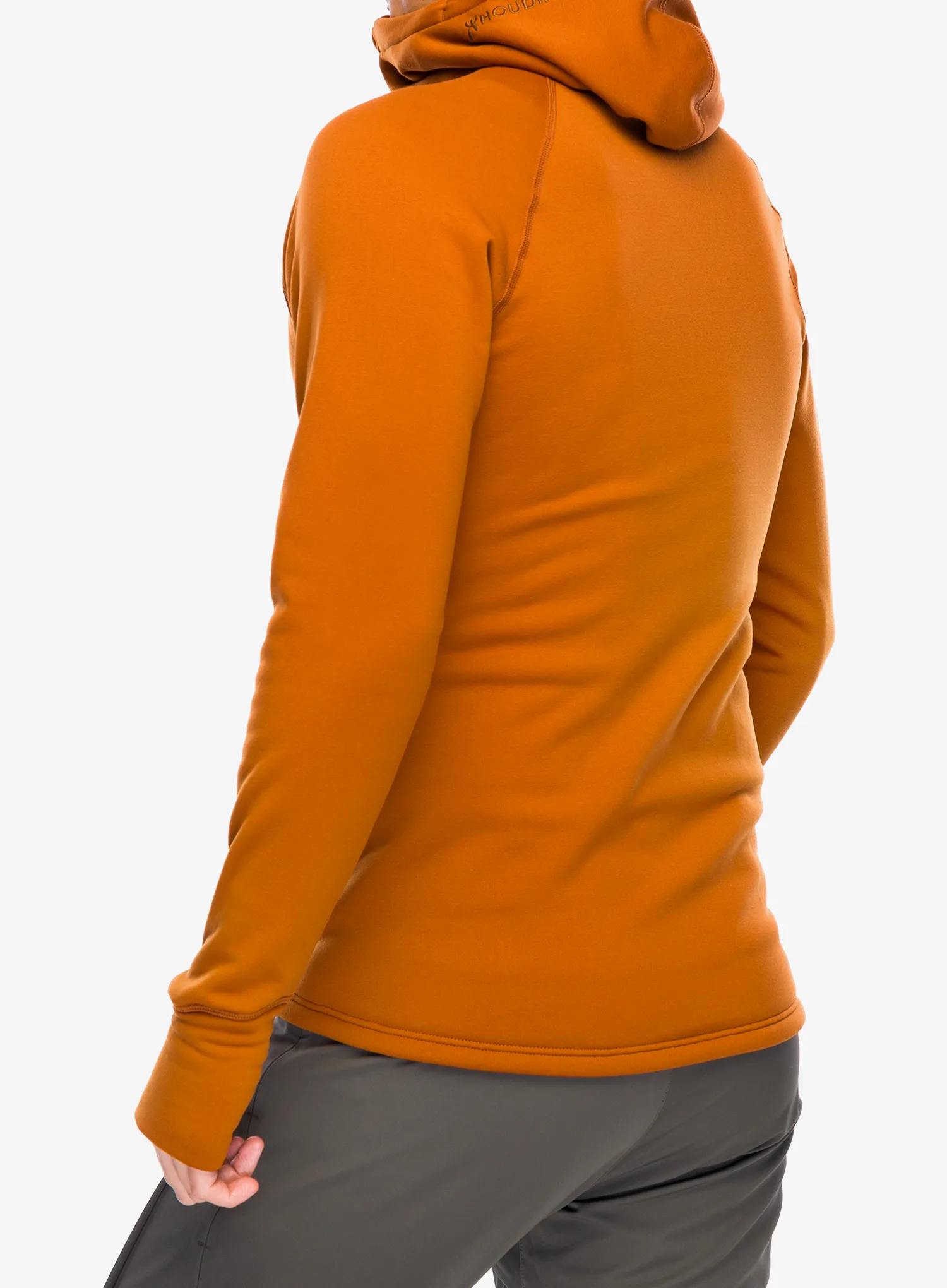 Fleece mikina s kapucí Houdini Power Houdi - cinnamon brown