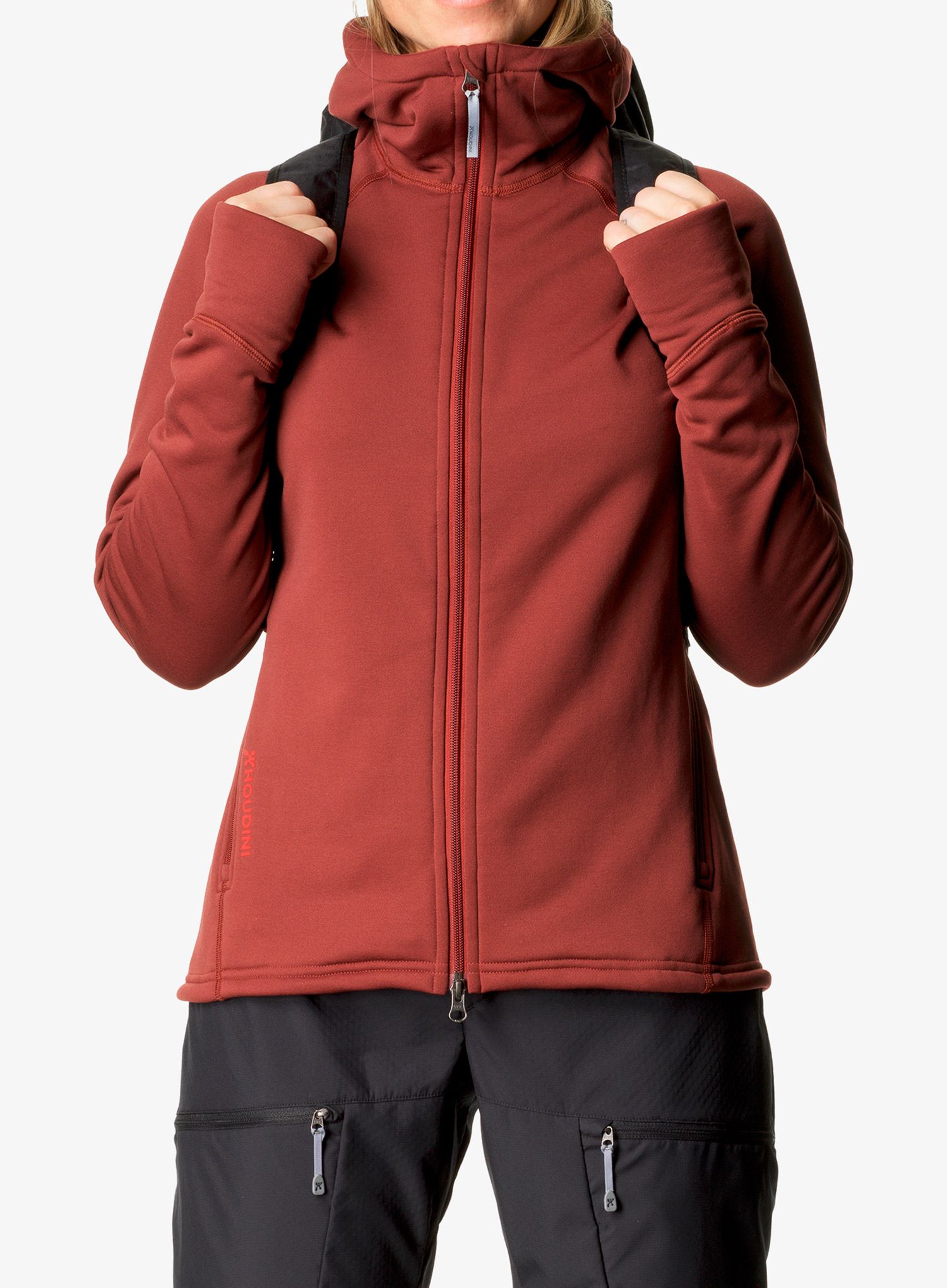 Dámská mikina Houdini Power Houdi - deep red