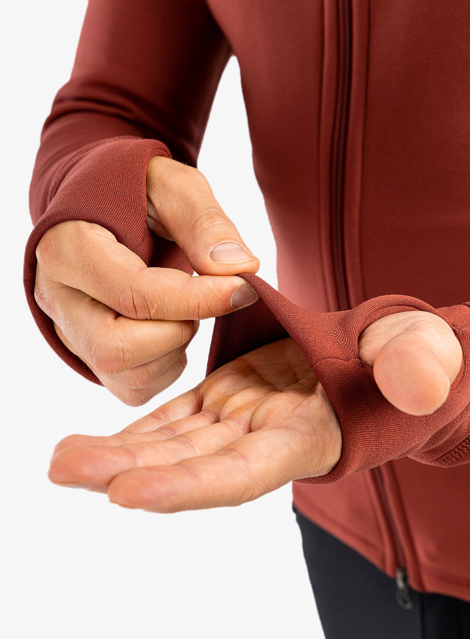 Fleece mikina pánská Houdini Power Houdi - deep red