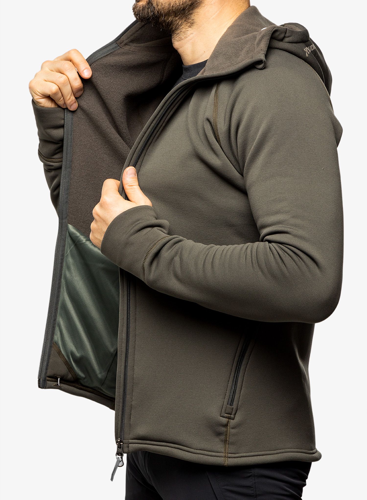 Fleece mikina s kapucí Houdini Power Houdi - green
