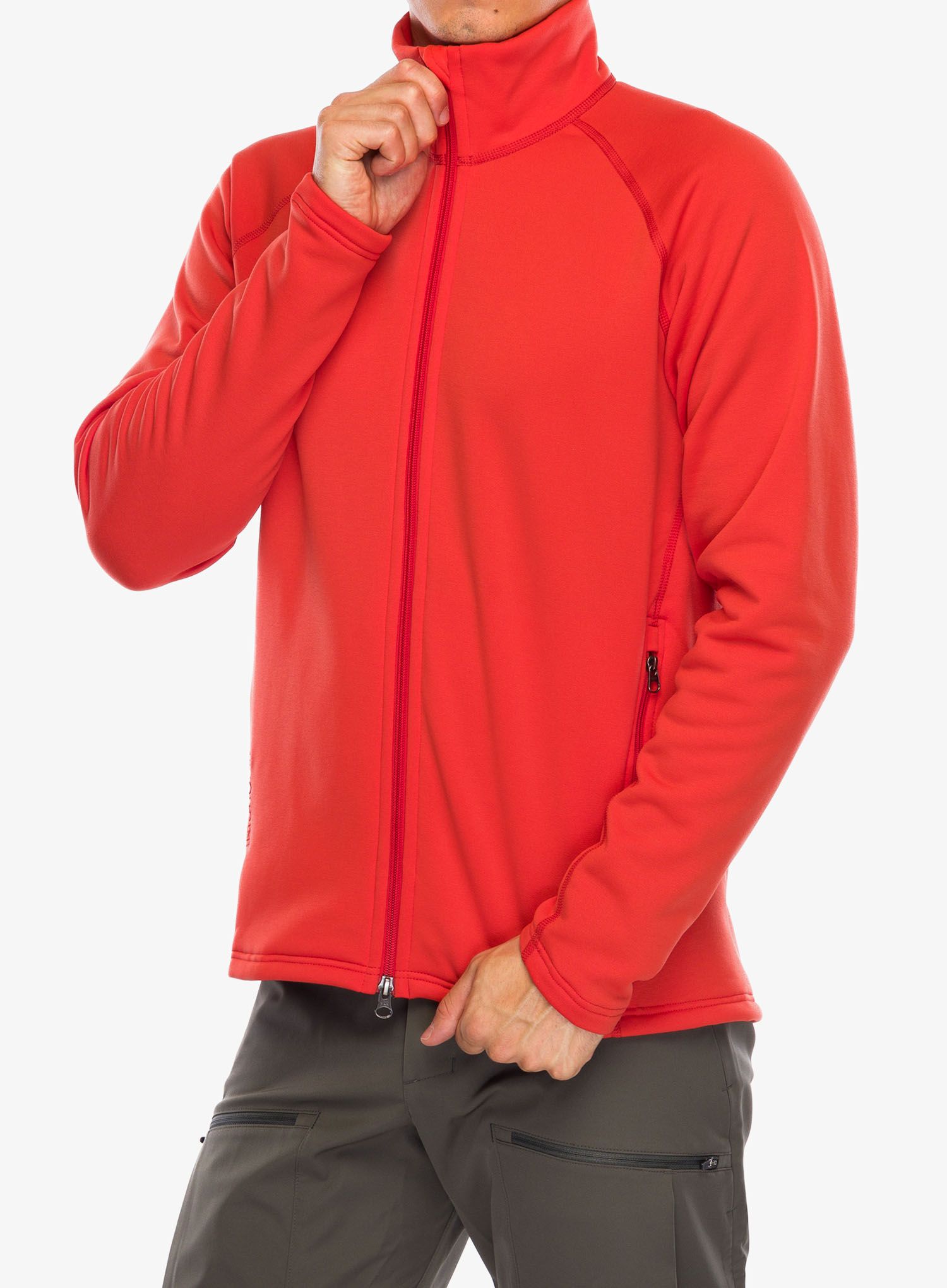 Fleecová bunda Houdini Power Up Jacket - more than red