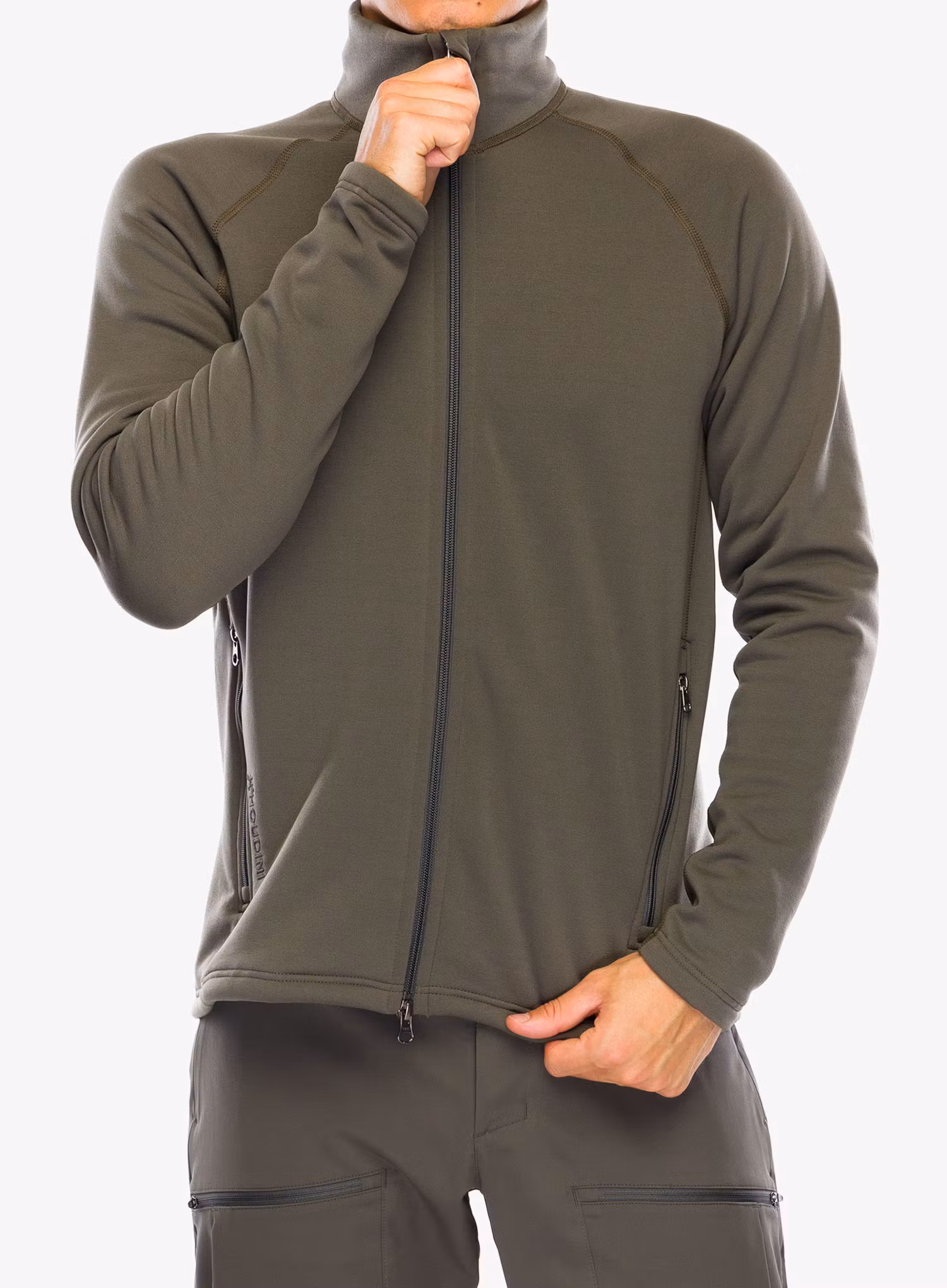 Fleecová bunda Houdini Power Up Jacket - baremark green