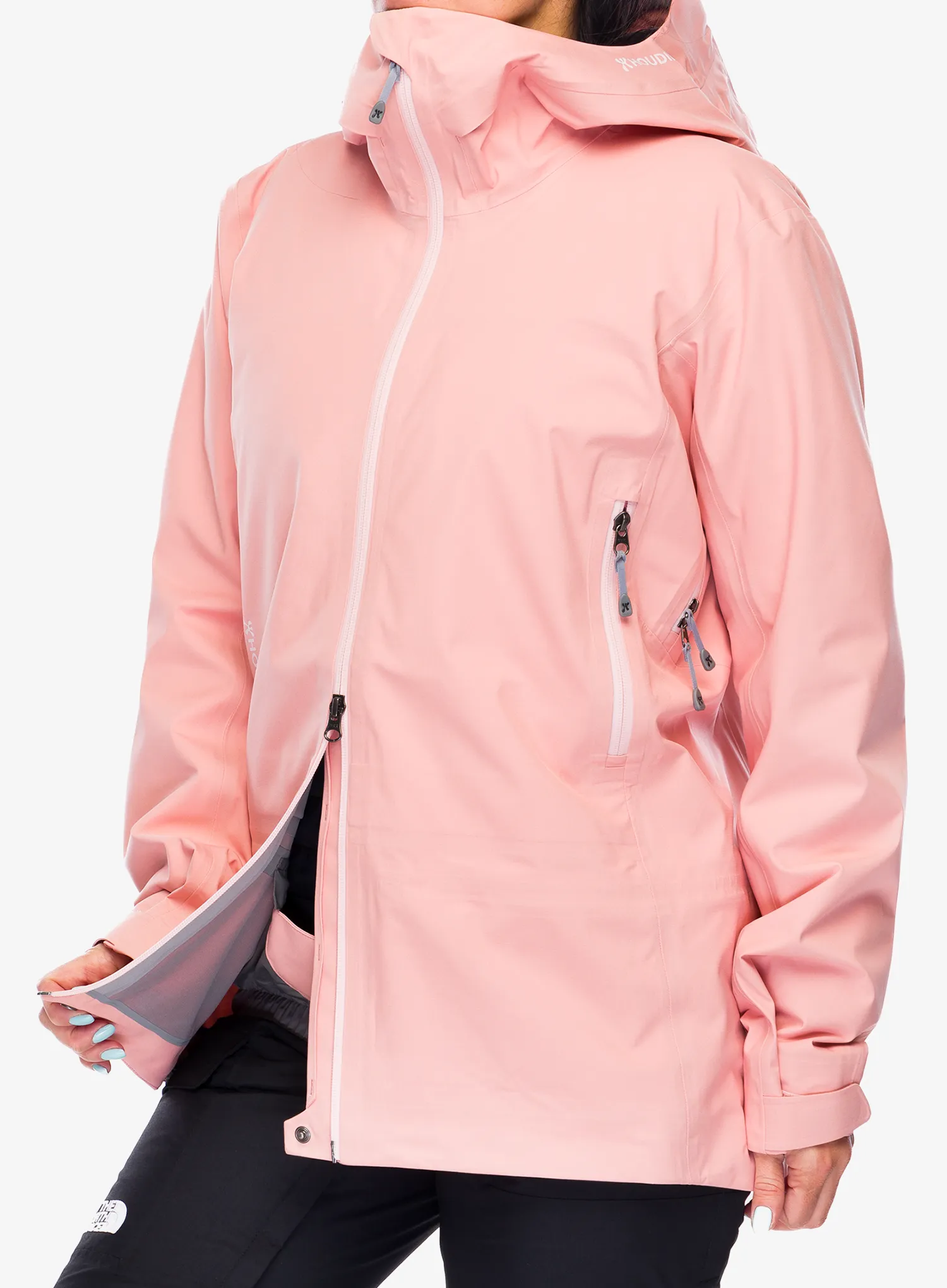 Dámská nepromokavá bunda s membránou Houdini Ride Jacket - pow pink