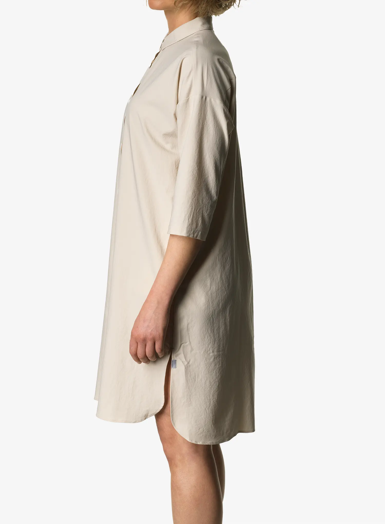 Turistické šaty Houdini Route Shirt Dress - foggy mountain