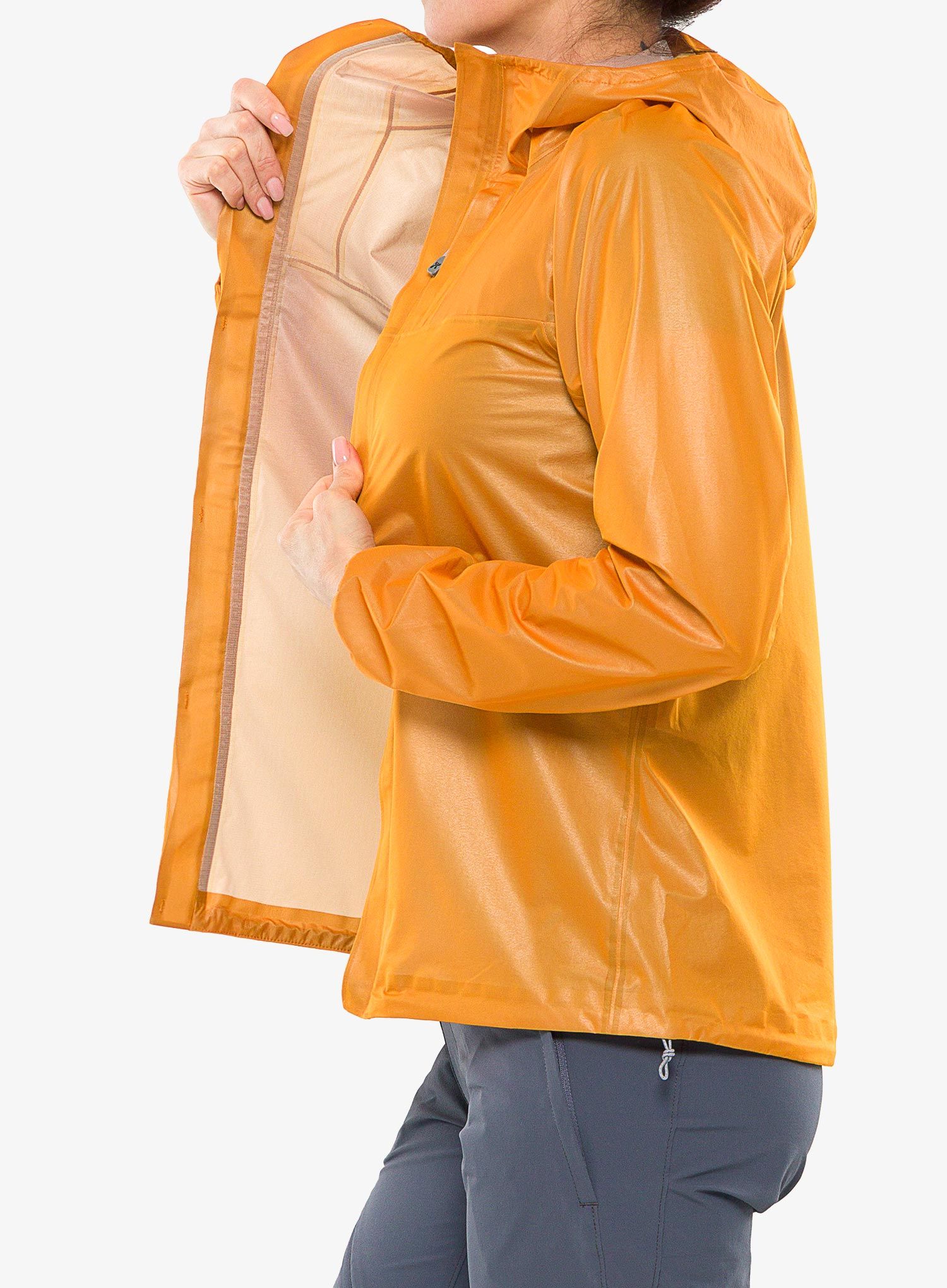 Dámská bunda do deště Houdini The Orange Jacket - orange