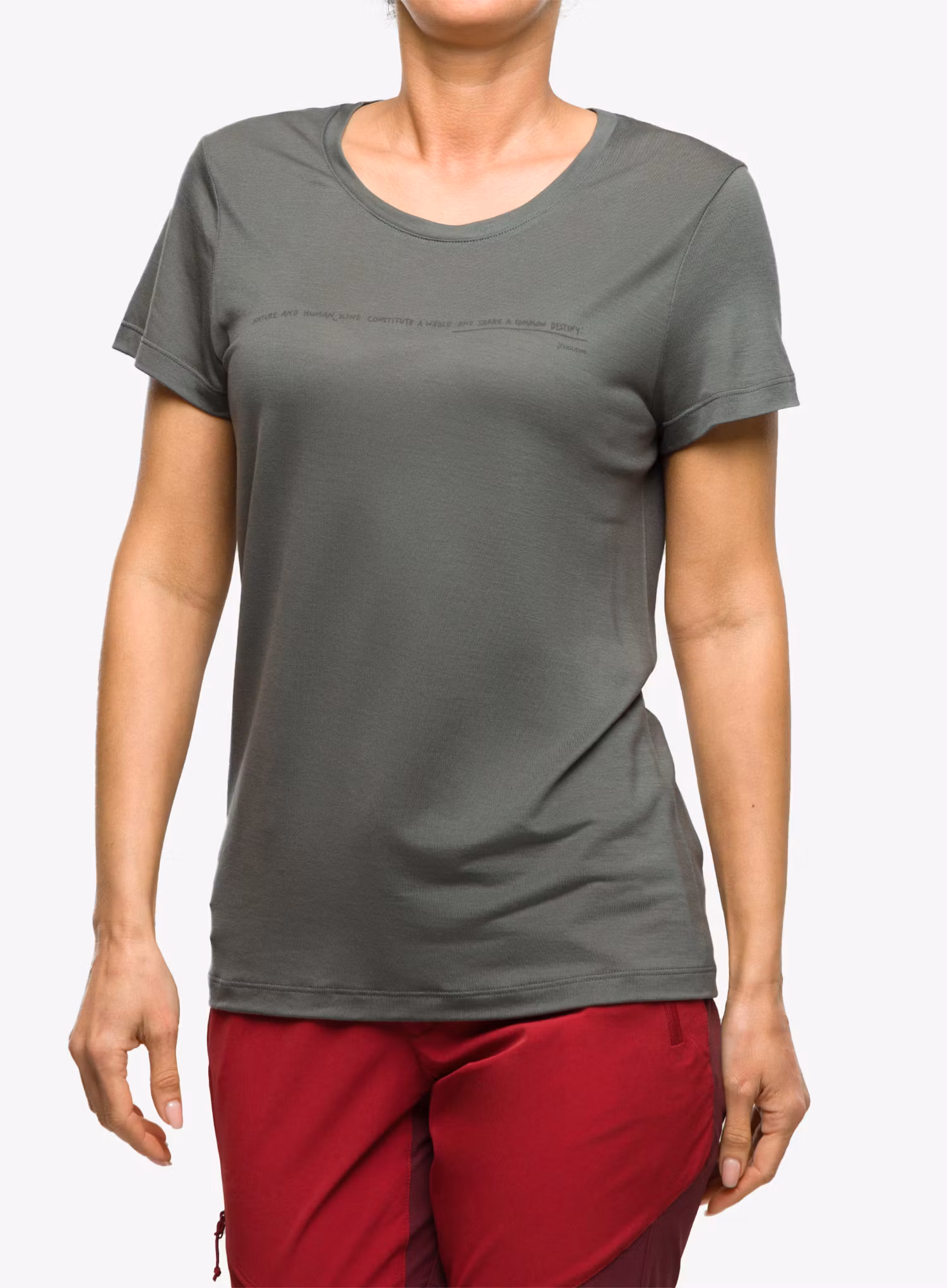 Dámské tričko Houdini Tree Message Tee - greeness/reconnect