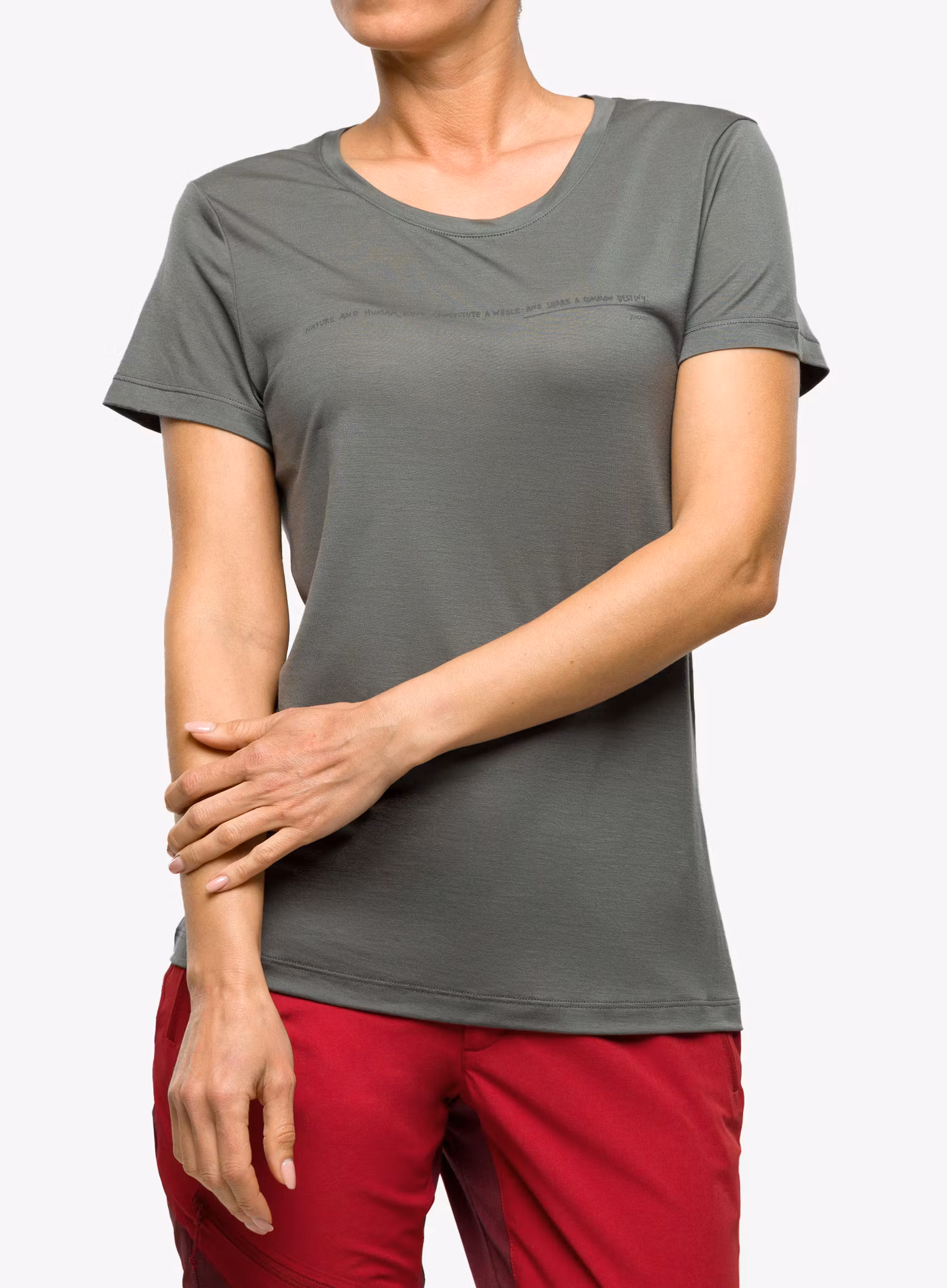 Dámské tričko Houdini Tree Message Tee - greeness/reconnect