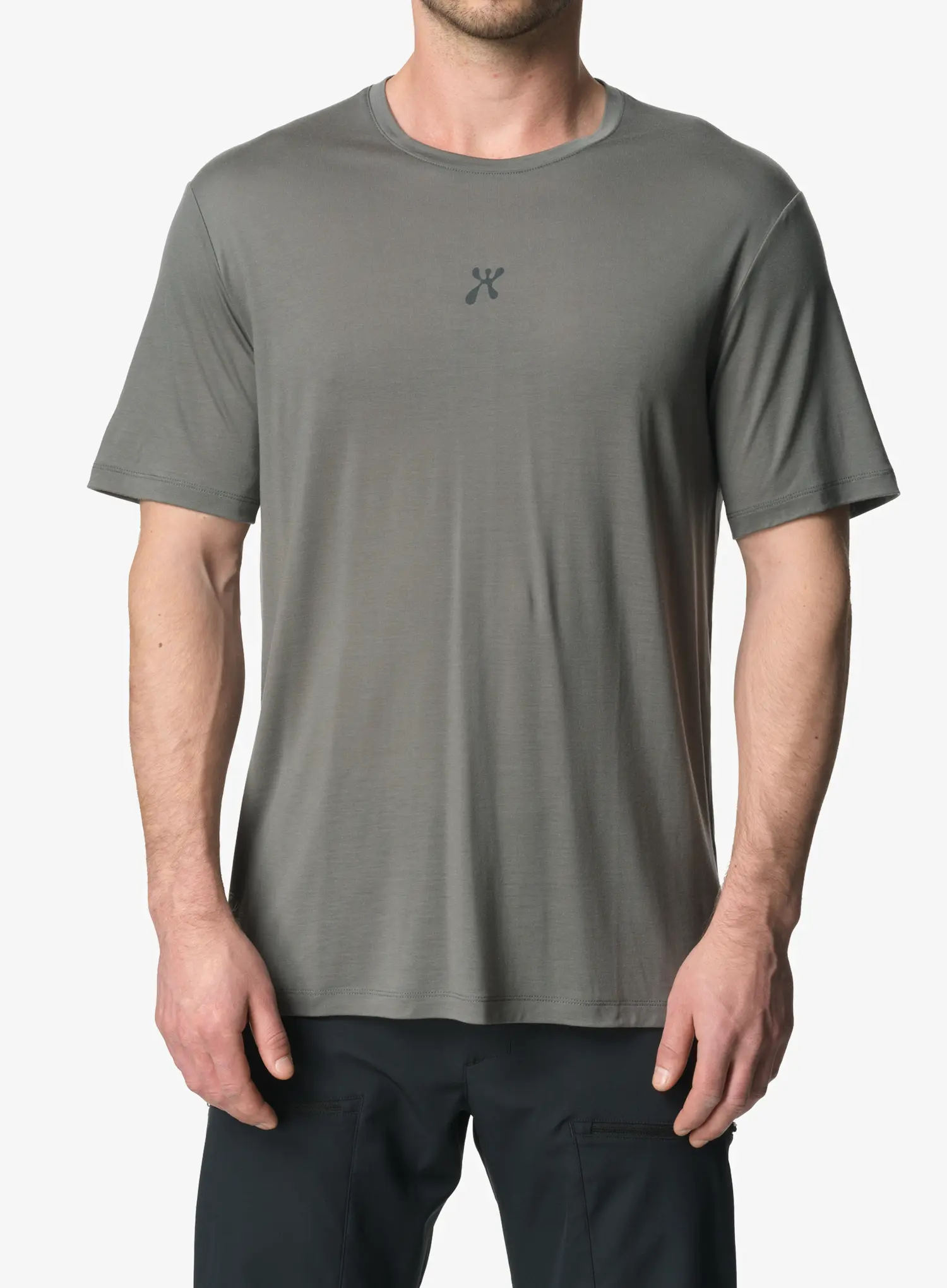 Tričko Houdini Tree Message Tee - greenness/ftn mani
