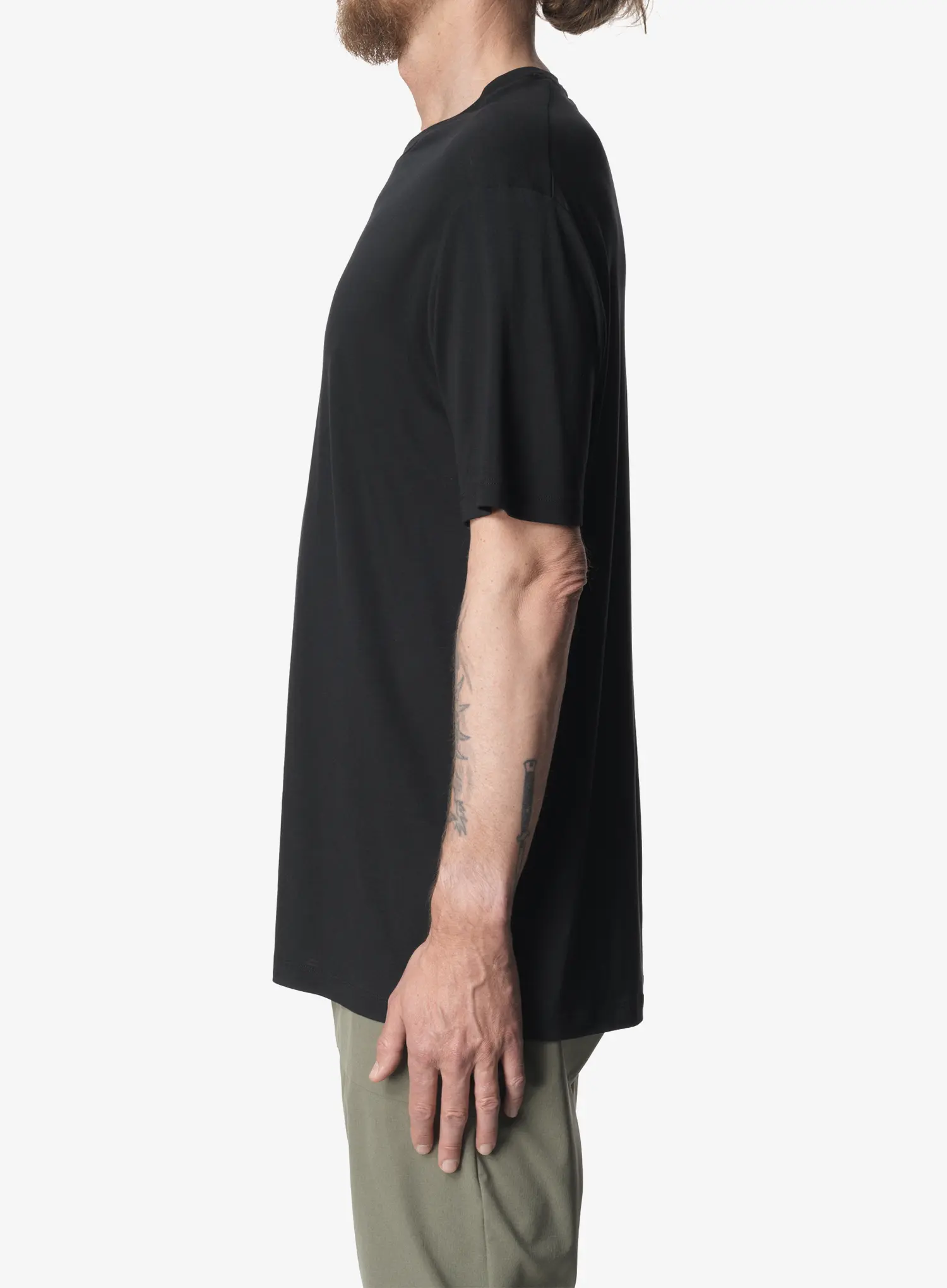 Tričko Houdini Tree Message Tee - true black/houdini