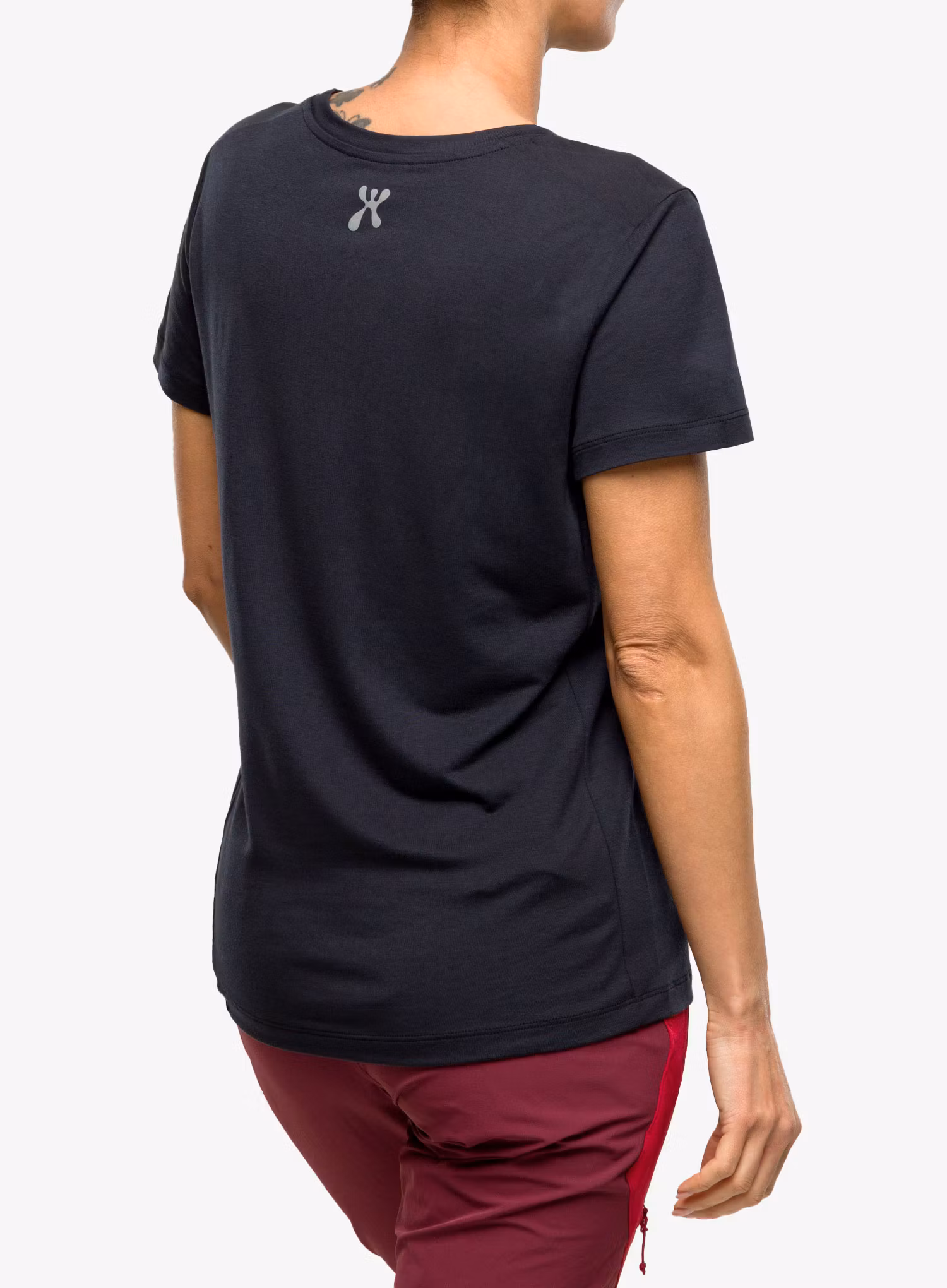 Dámské tričko Houdini Tree Message Tee - true black/reconnect
