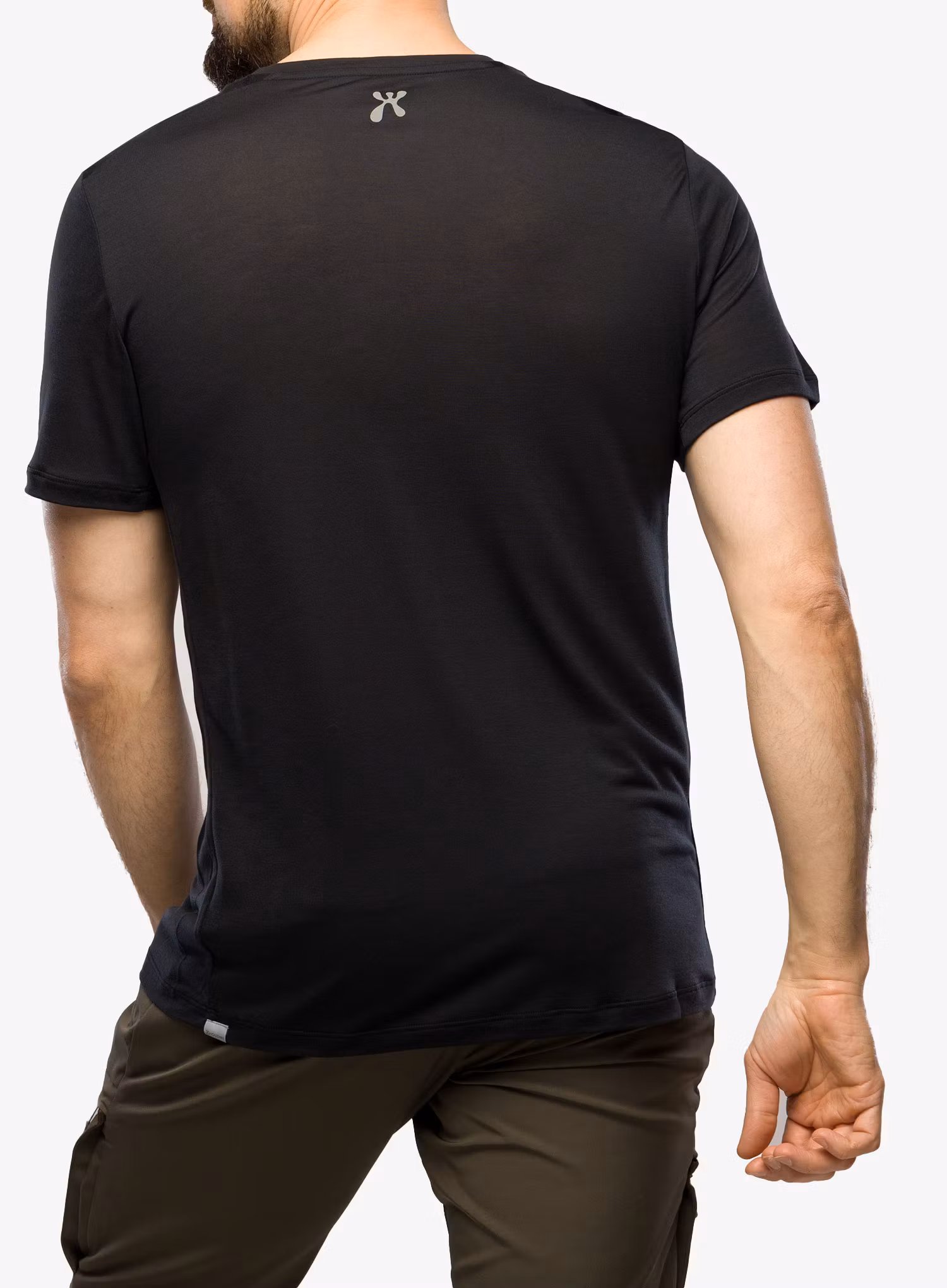 Pánské tričko Houdini Tree Message Tee - true black/reconnect