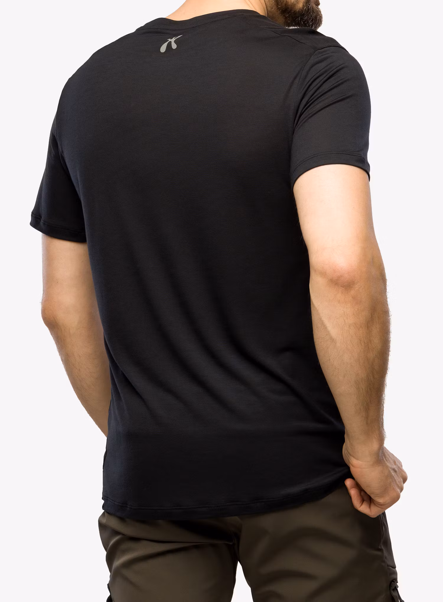 Pánské tričko Houdini Tree Message Tee - true black/reconnect