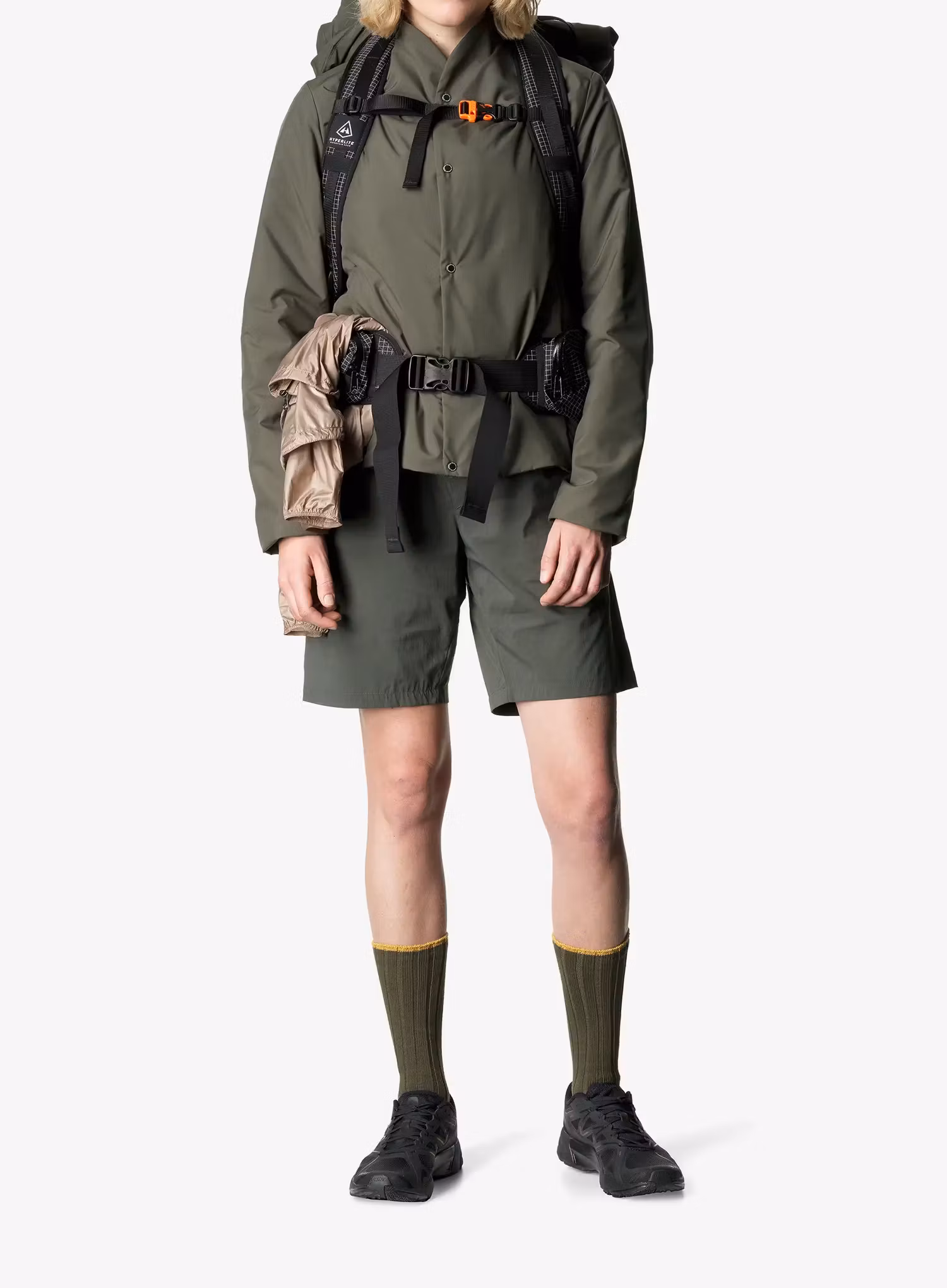 Turistické kraťasy dámské Houdini Wadi Shorts - baremark green