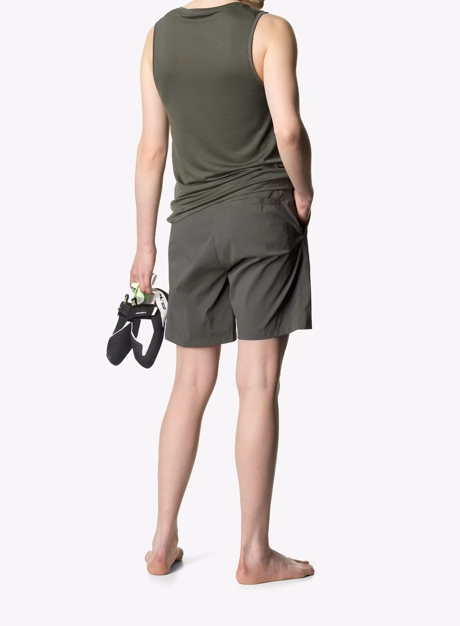 Turistické kraťasy dámské Houdini Wadi Shorts - baremark green