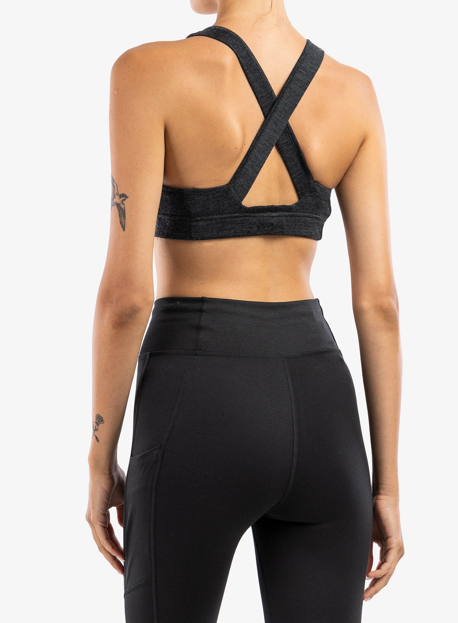 Sportovní podprsenka Houdini Wander Bra - true black
